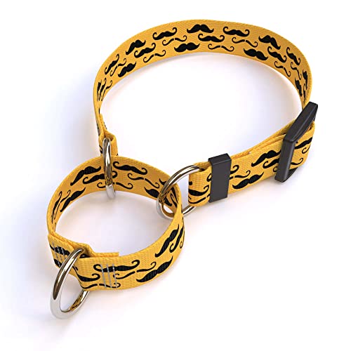 Moustaches on Yellow