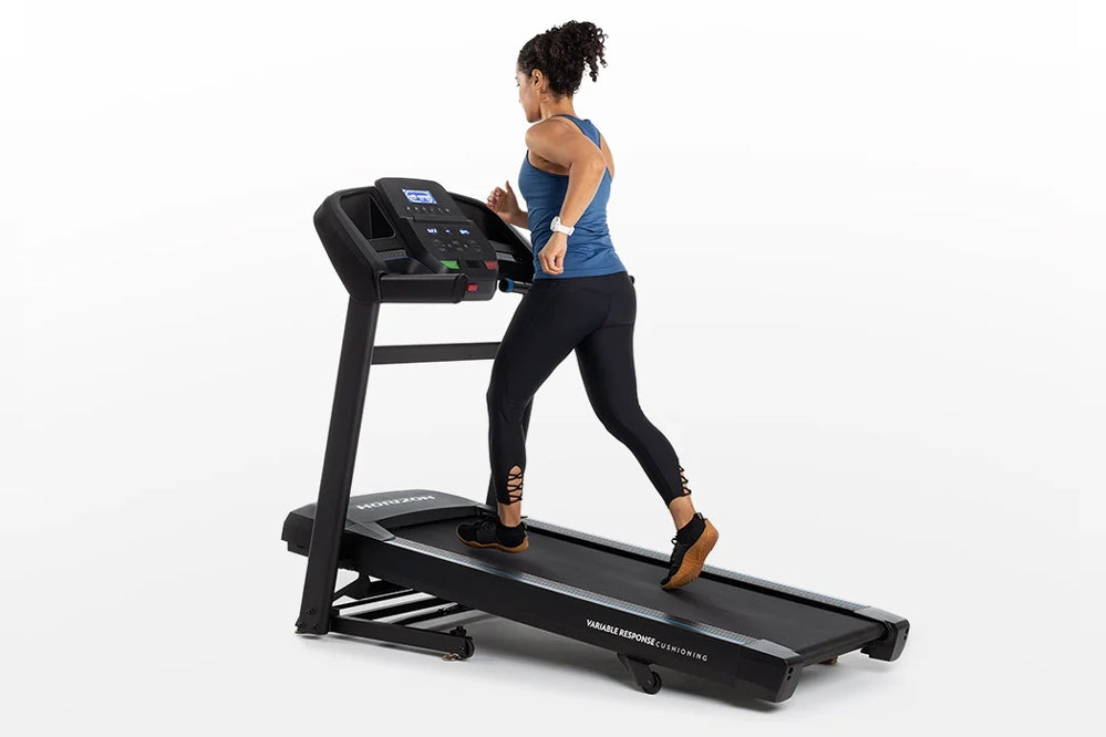 Horizon T202 Folding Treadmill - Compact Home Exercise Equipment for Running & Walking | Perfect for Small Spaces & Home Gym Workouts