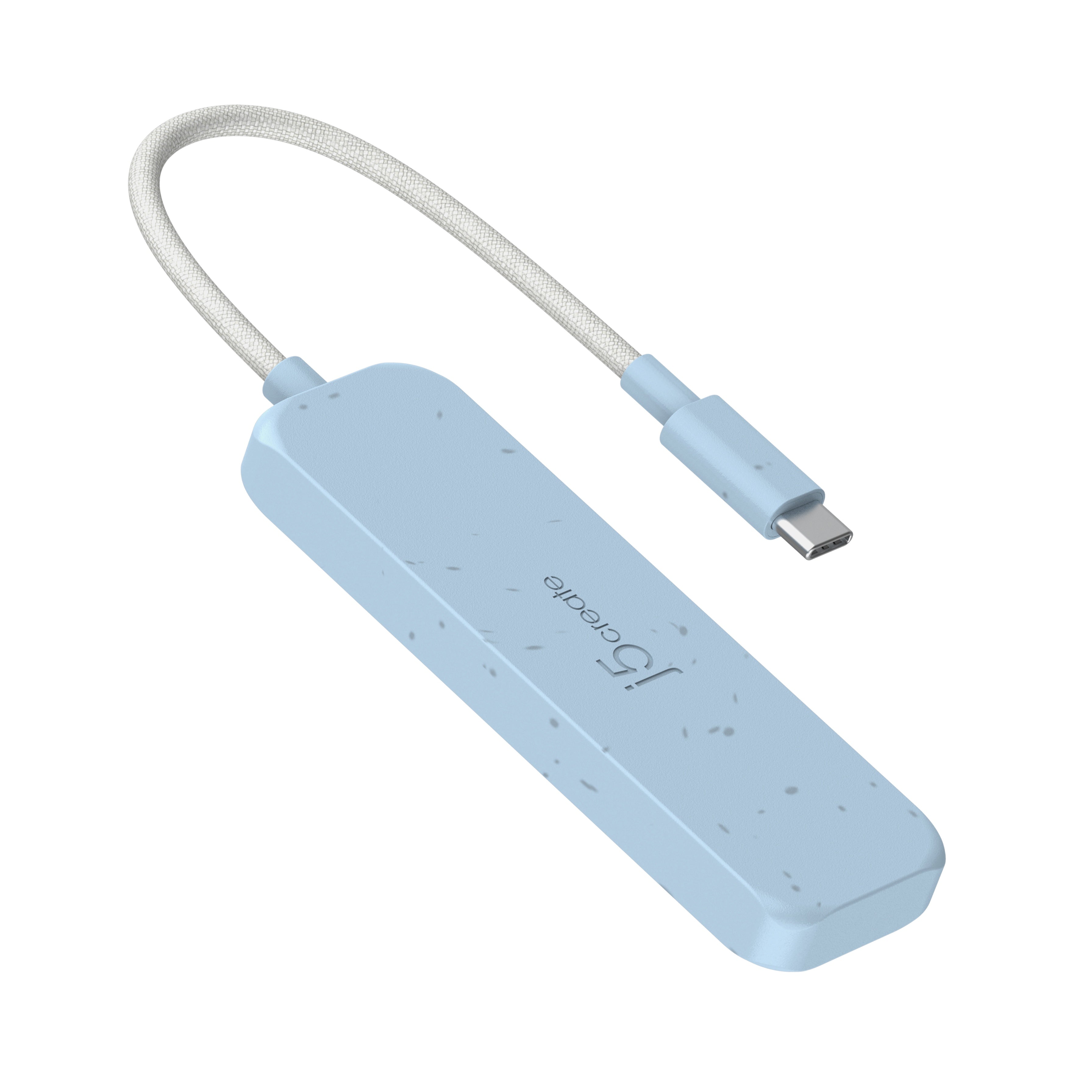Eco-Friendly USB C to 4 Port USB 3.1 Gen 2 Hub - High Speed Data Transfer for Laptop, MacBook, PC - Perfect for Home Office, Gaming & Travel Accessories