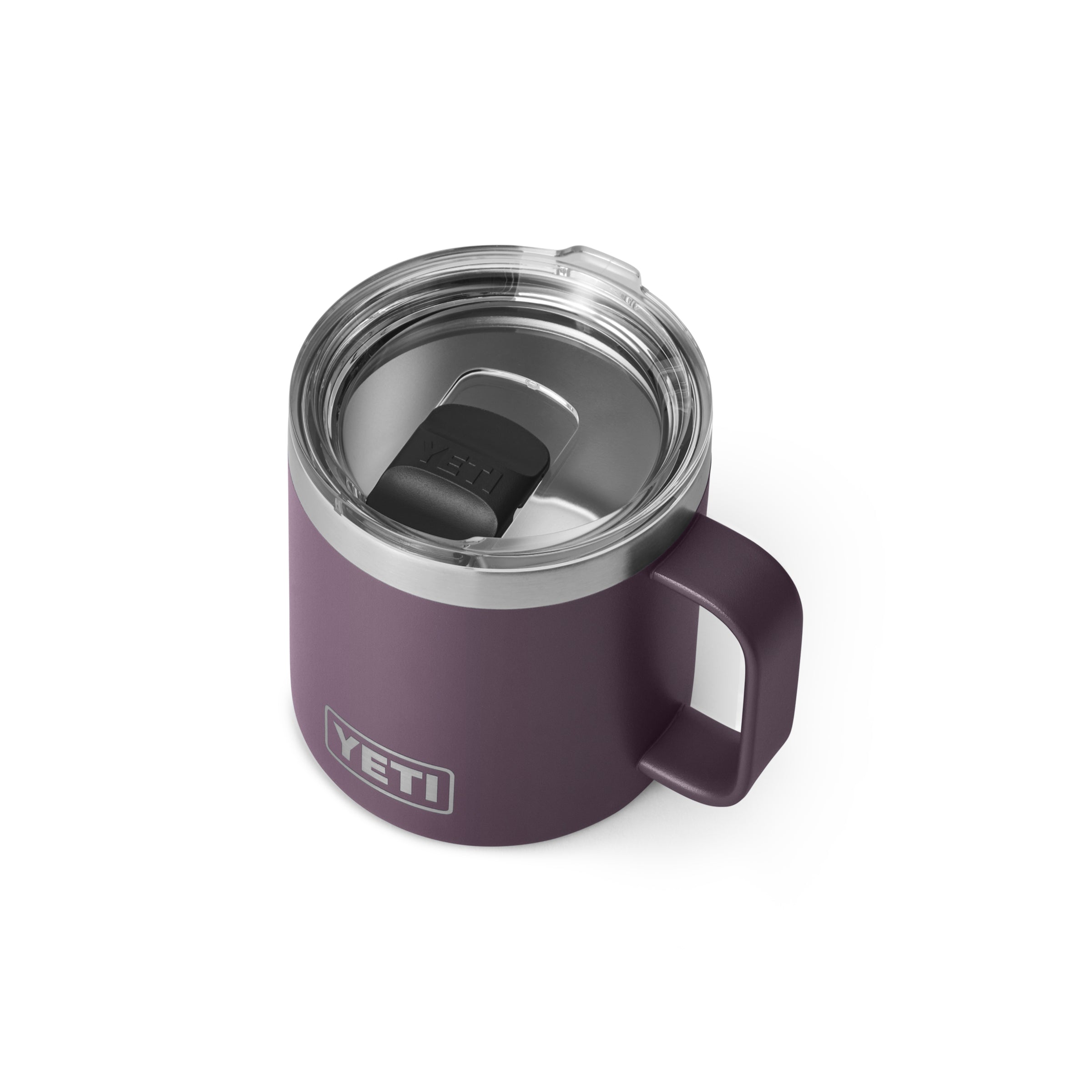 Yeti Rambler 14 oz Insulated Stainless Steel Mug - Nordic Purple | Double-Wall Vacuum Insulation, Leak-Proof Lid | Perfect for Coffee, Tea & Outdoor Adventures