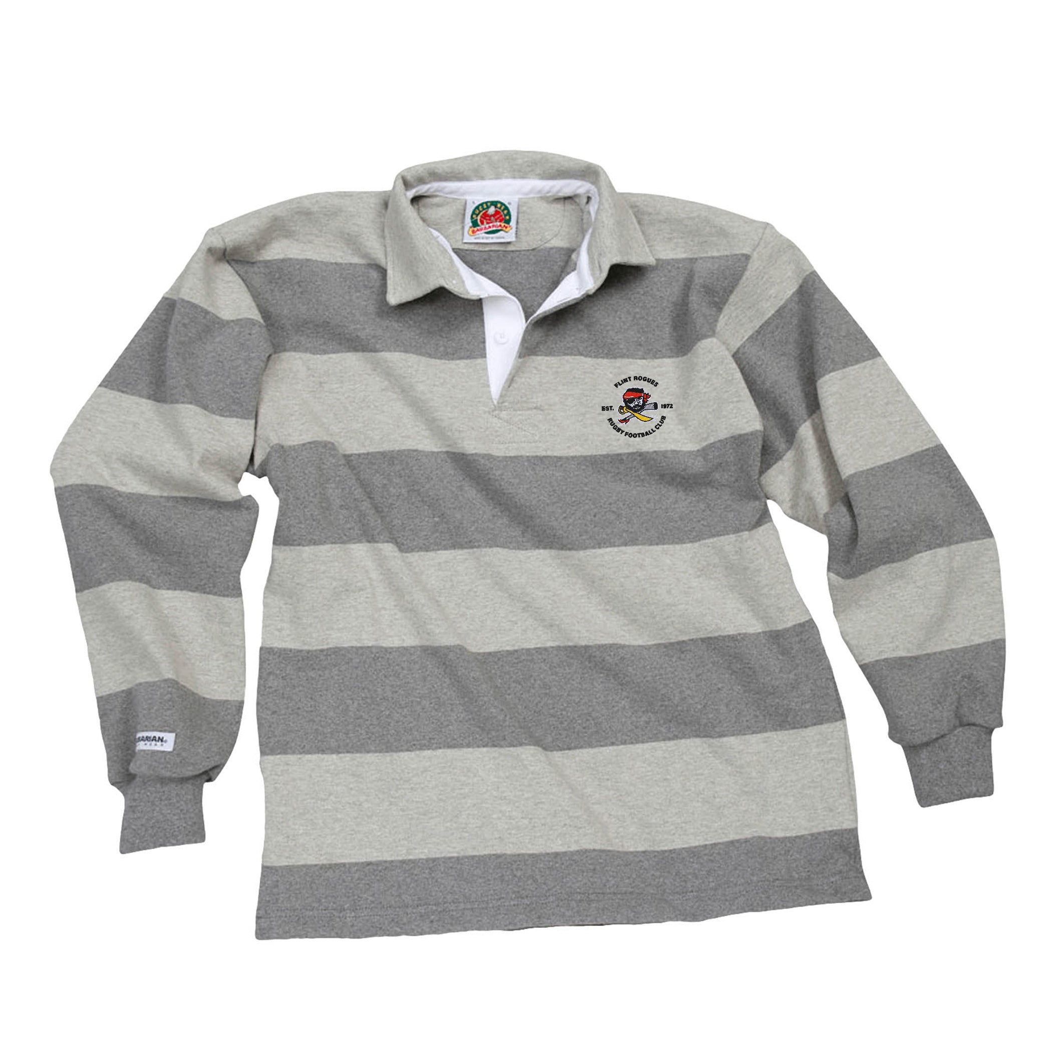 Flint Rogues RFC 4 Inch Stripe Jersey - Premium Rugby Shirt for Men - Perfect for Rugby Matches, Training & Fan Support