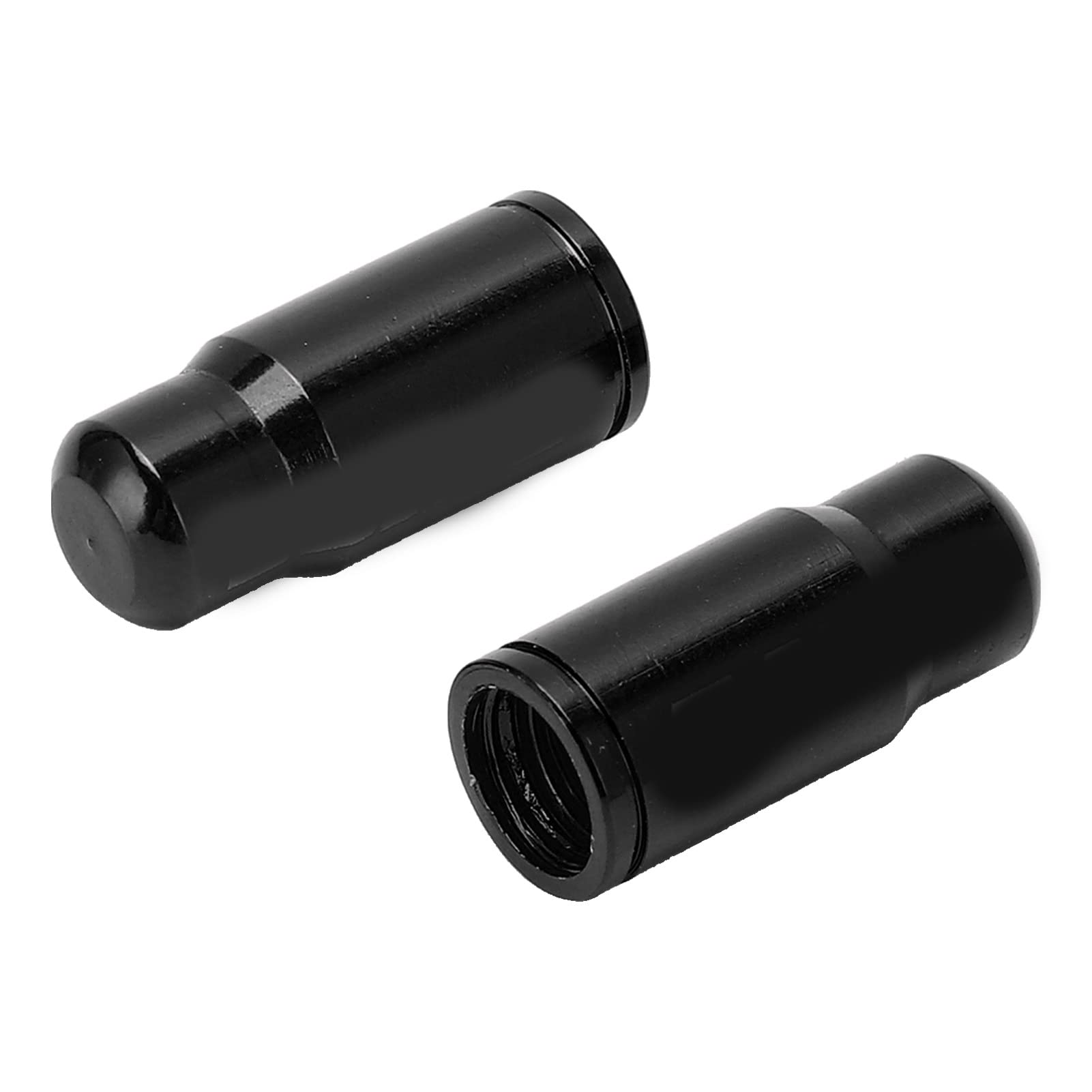 **Presta Valve Caps - 1 Pair Durable Dustproof & Rainproof Bike Tire Valve Caps for Road & Mountain Bikes (Black) - Perfect for Cycling, Commuting & Outdoor Adventures**