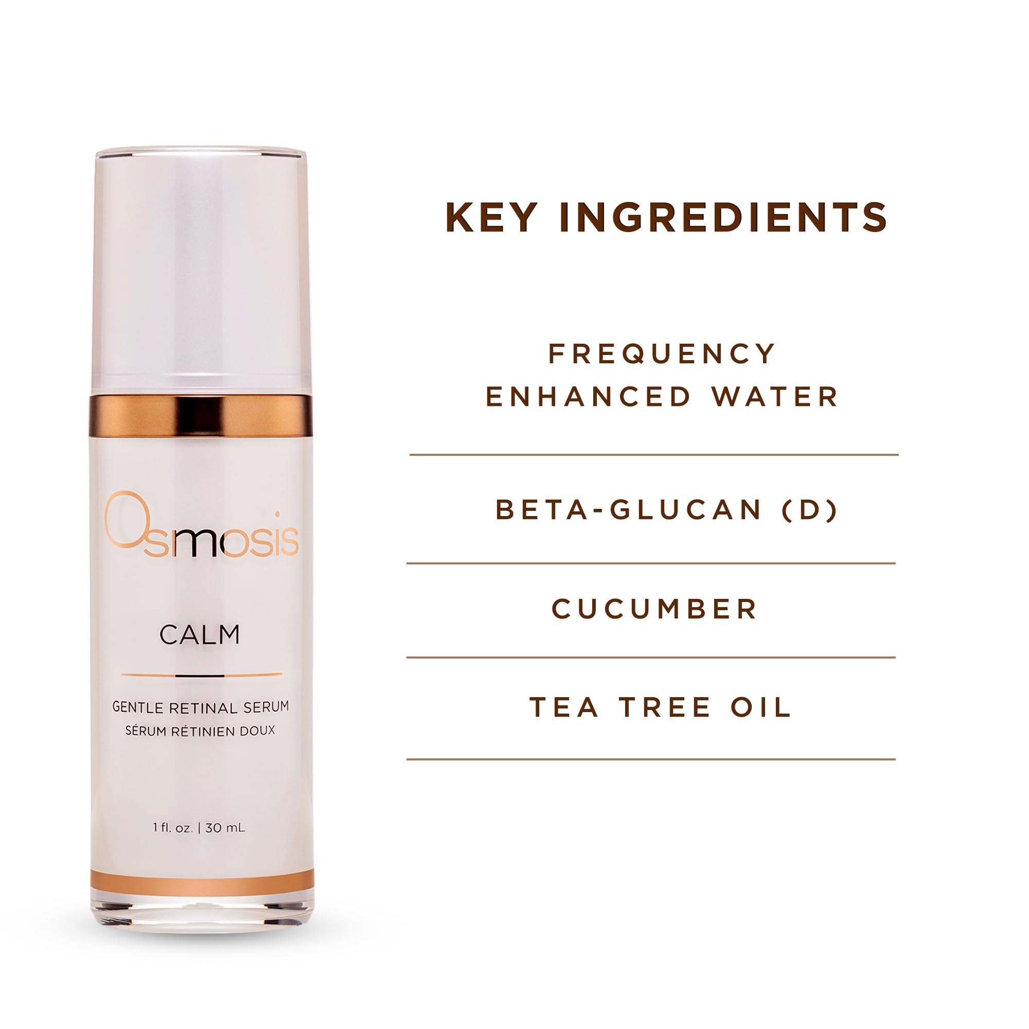 OSMOSIS Gentle Facial Cleanser & Serum Kit - Coconut Oil Face Wash (1.69oz) + Retinal Facial Serum with Vitamin A (1oz) | Daily Skincare Routine for Sensitive Skin, Anti-Aging & Hydration