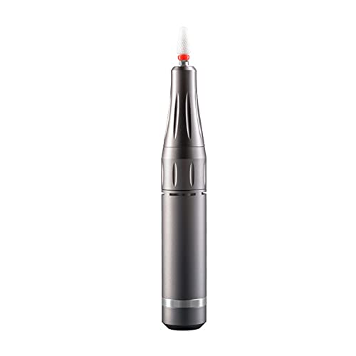 Professional 35000RPM Electric Nail Drill Machine Set - Portable Nail File, Gel Polish Remover & Cutter for Manicure & Pedicure (Grey, USB Powered) | Perfect for Salon, Home Use & DIY Nail Care