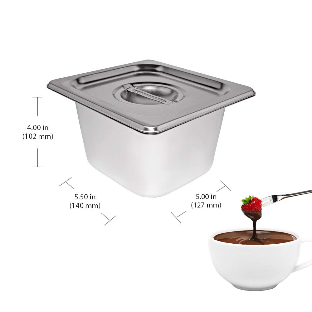 ALDKitchen Electric Chocolate Melting Pot - 4 Tanks Professional Candy & Fondue Warmer (110V) - Perfect for Baking, Dessert Making & Party Treats