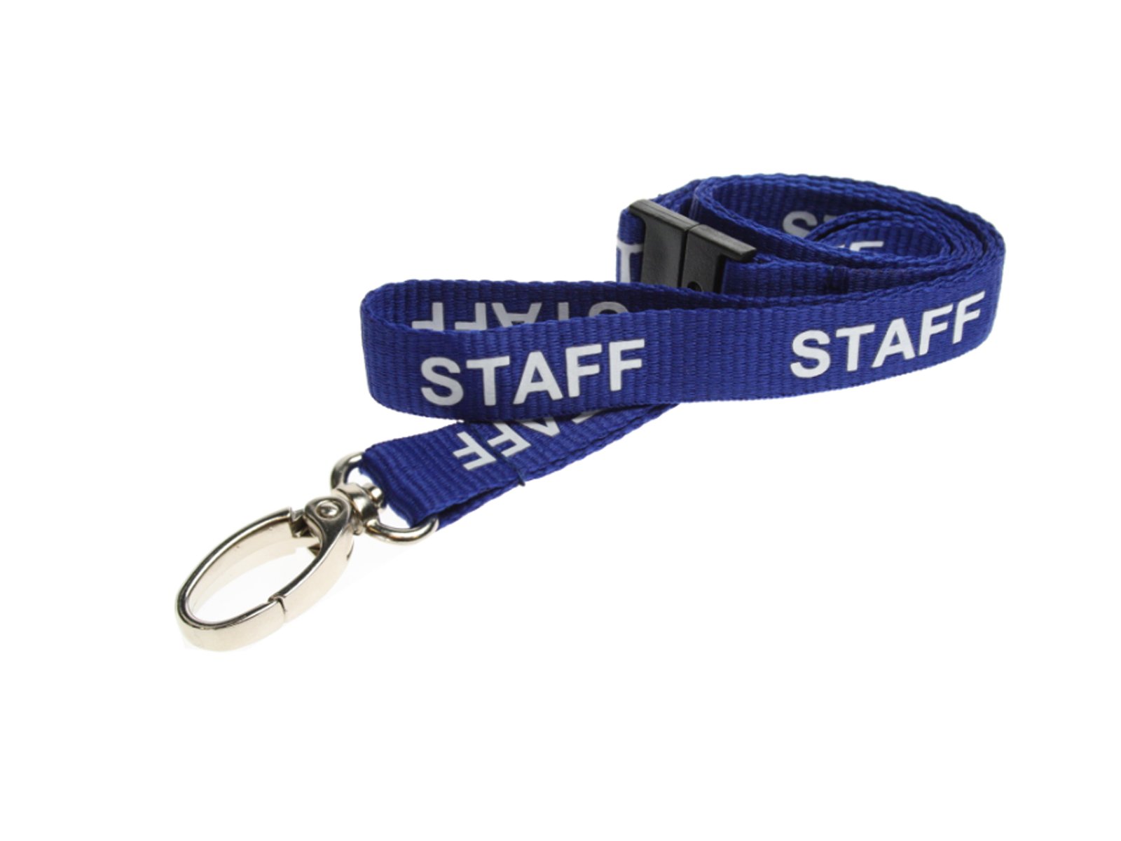 Staff ID Card Holder Lanyard - 50 Pack for Office Security & Events