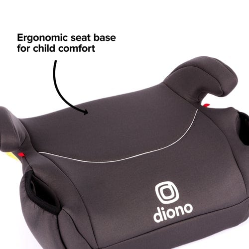 Diono Solana Backless Booster Car Seat (2 Pack) - Lightweight & Portable for Kids 3-12 Years - Perfect for Travel, School, and Carpooling