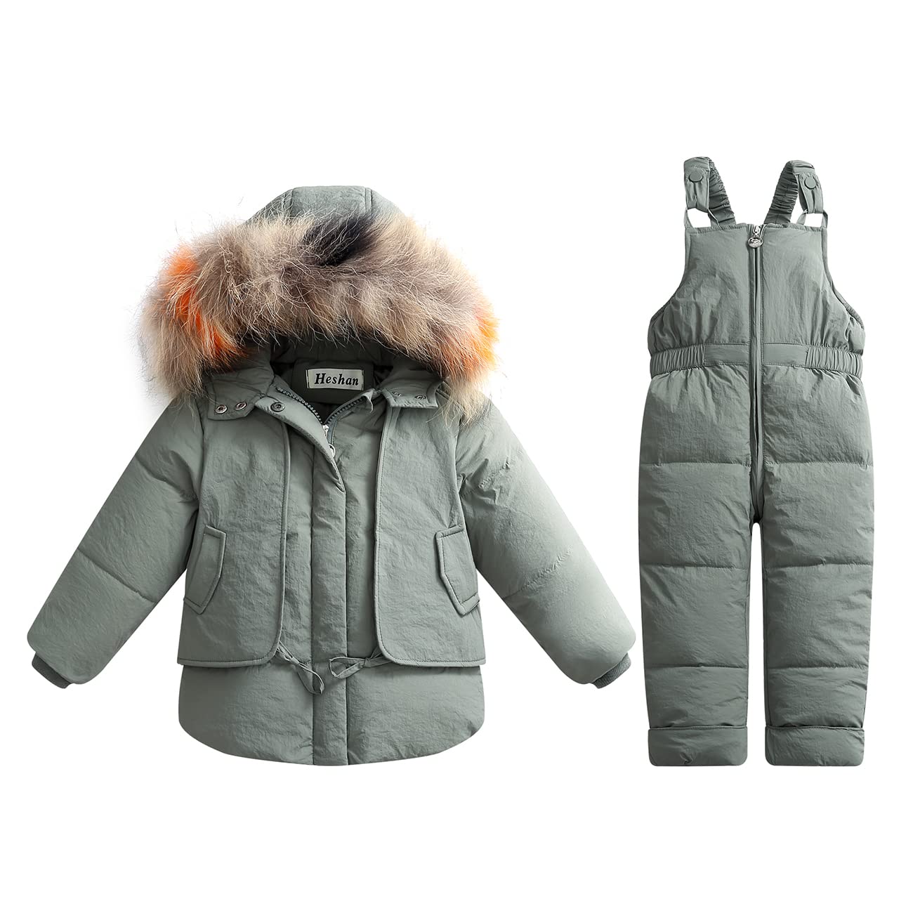 Kids Winter Pants & Jackets Set | Toddler Girl Snowsuit & Winter Coat for Outdoor Play & Snow Adventures