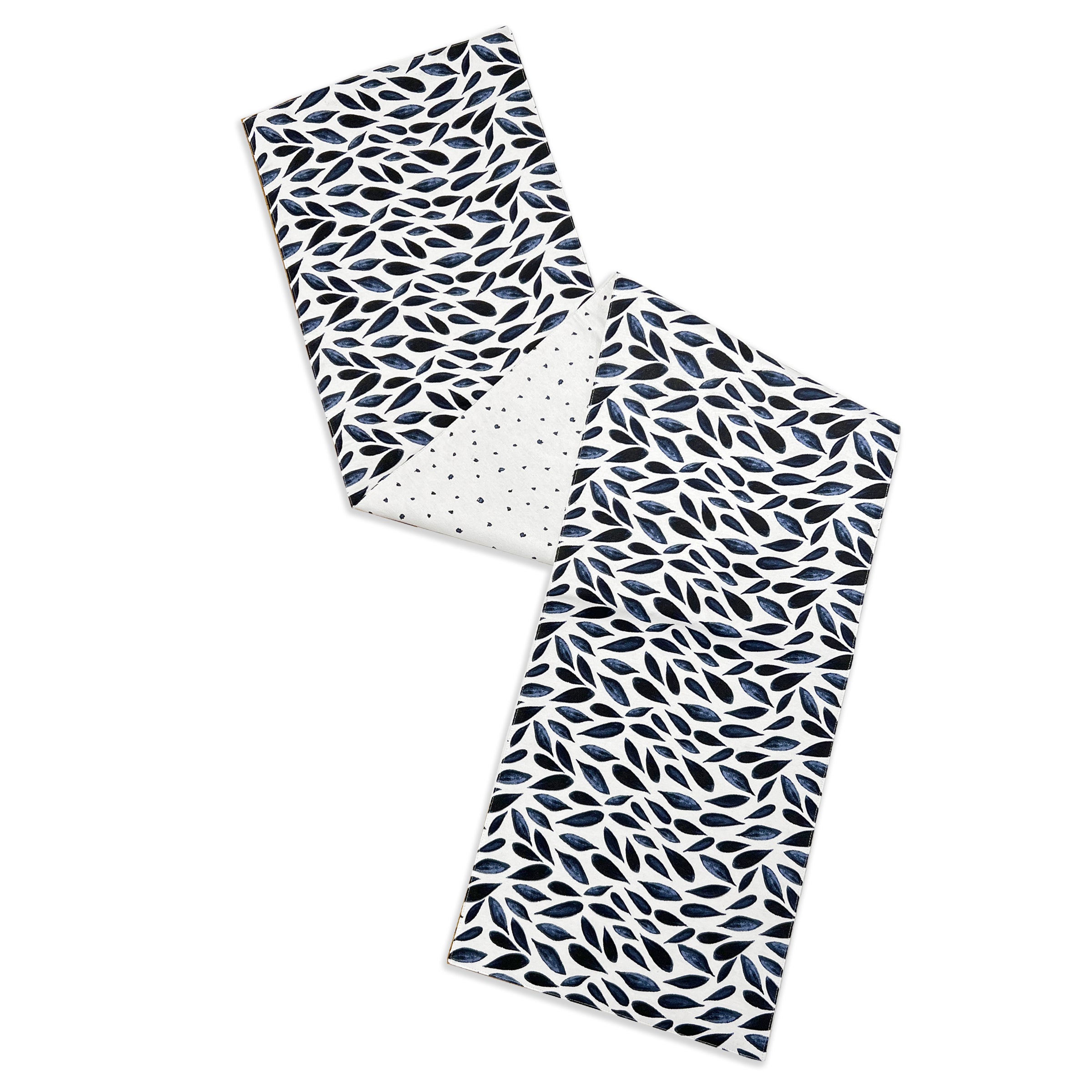 Blue Bay Reversible Table Runner - 2-Sided Elegant Dining Table Decor for Thanksgiving, Christmas & Everyday Use - Perfect for Holiday Parties, Weddings & Home Decor