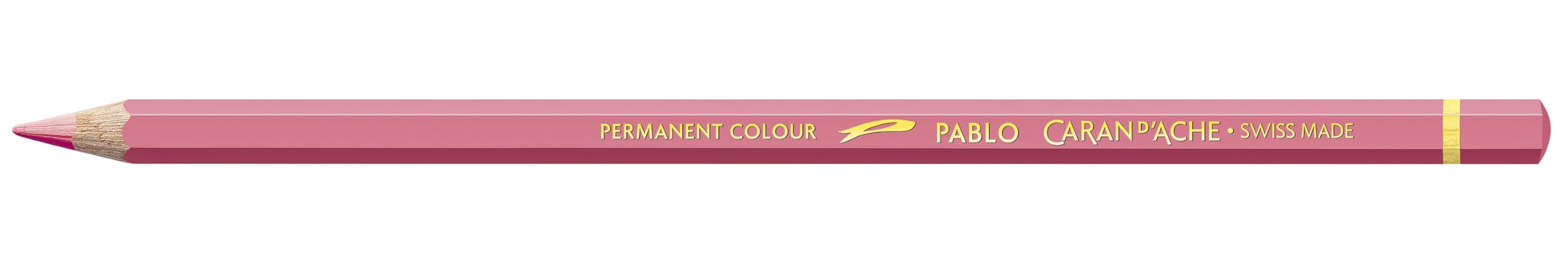 Premium Caran d'Ache Pablo Artist Colored Pencil - Rose Pink (666.082) | Professional Drawing & Sketching Supplies for Artists, Illustrators & Designers | Perfect for Fine Art, Coloring Books & Detailed Illustrations