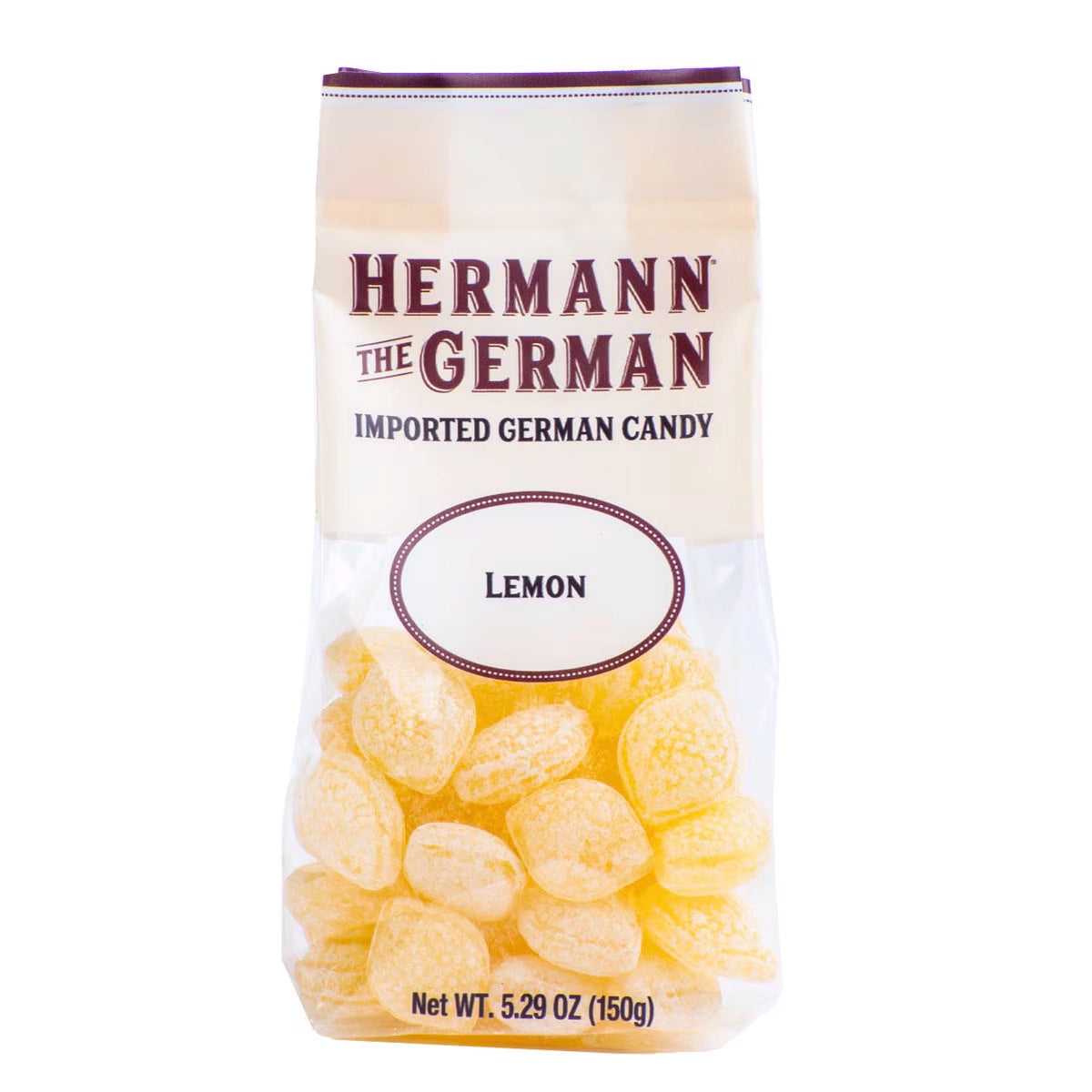 Hermann the German Lemon Hard Candy - Classic Tart & Sweet Treat for Parties, Gifts & Everyday Snacking