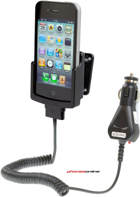 Fix2Car Universal Car Phone Holder & Charger for Apple iPhone 4S/4 - Secure Mount & Fast Charging for Road Trips & Daily Commutes