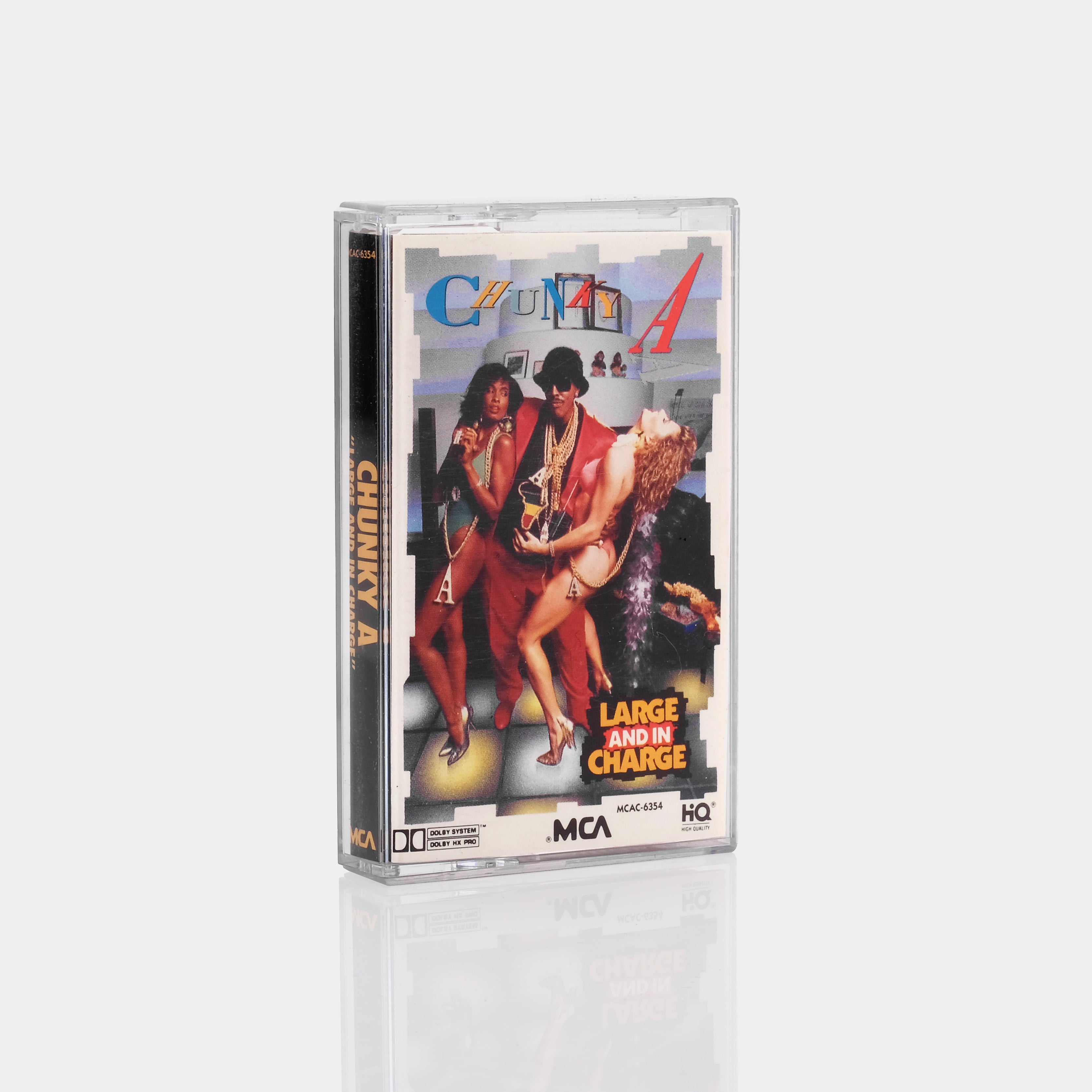 Chunky A - Oversized Retro Cassette Tape for Vintage Music Lovers | Perfect for DJs, Collectors & 80s Themed Parties