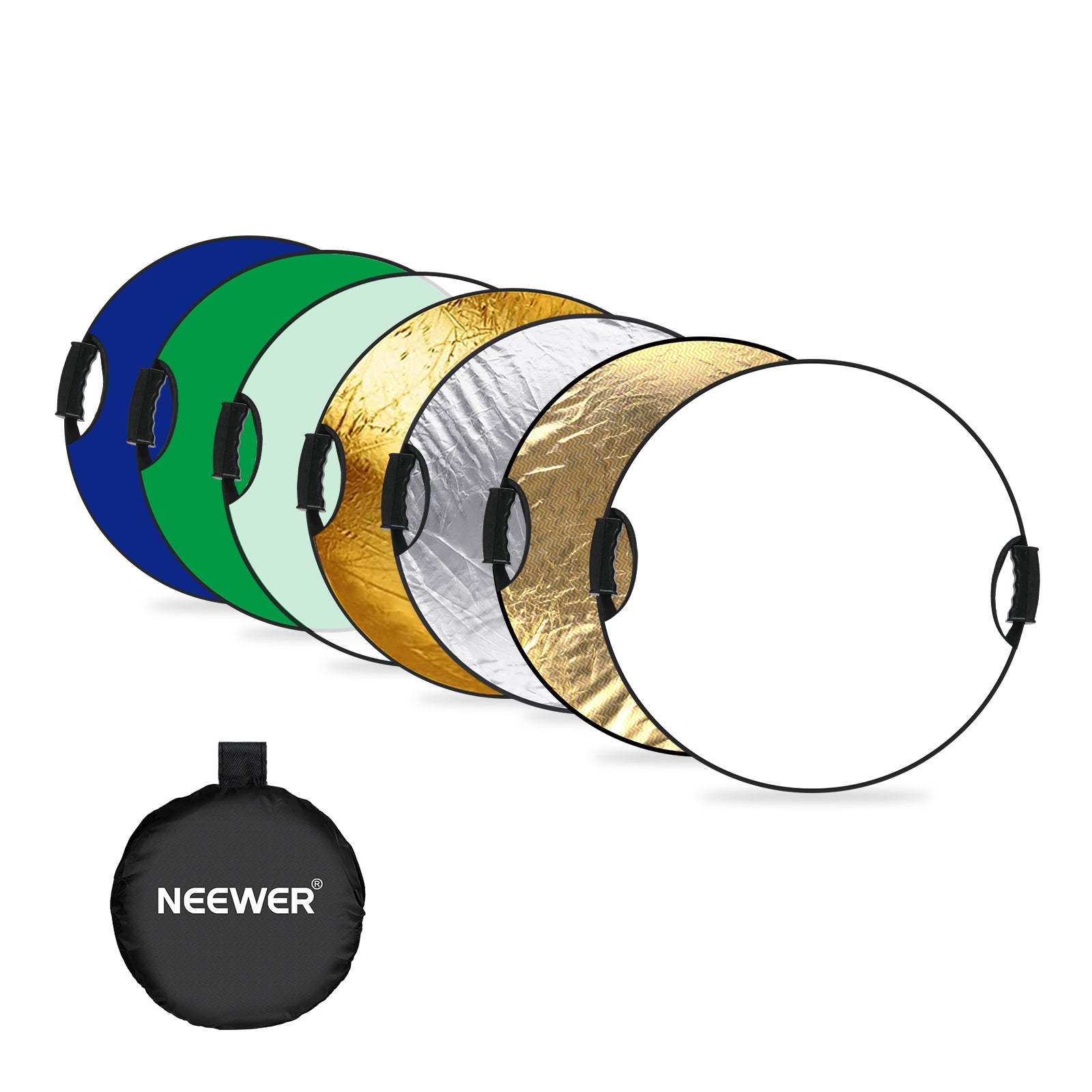 Professional NEEWER 7-in-1 Pop Up Photography Reflector Kit - 43
