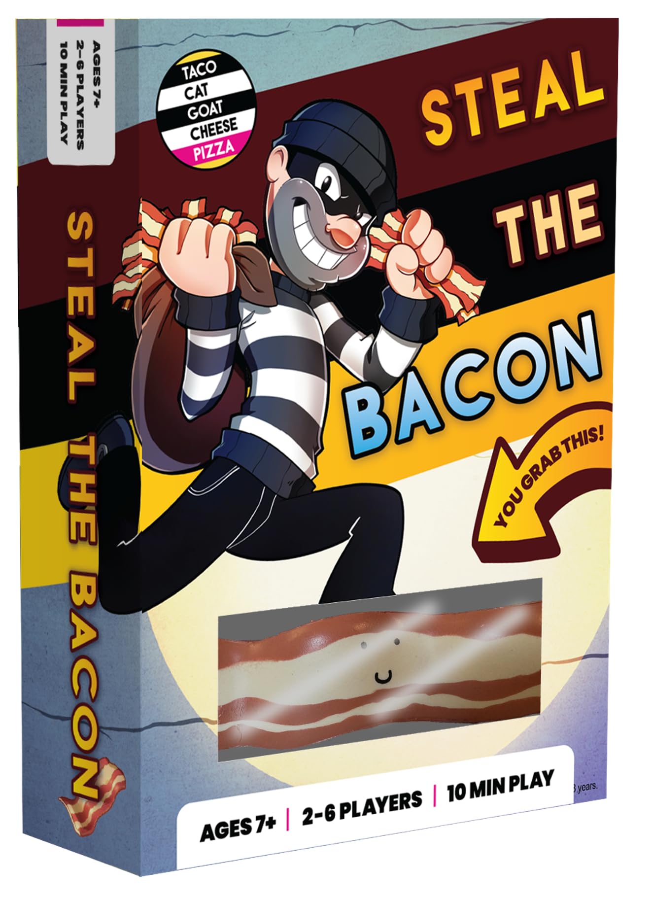 Steal The Bacon Card Game - Fun Family Game for Kids & Adults - Great Gift for Ages 8+ - Perfect for Parties & Game Nights