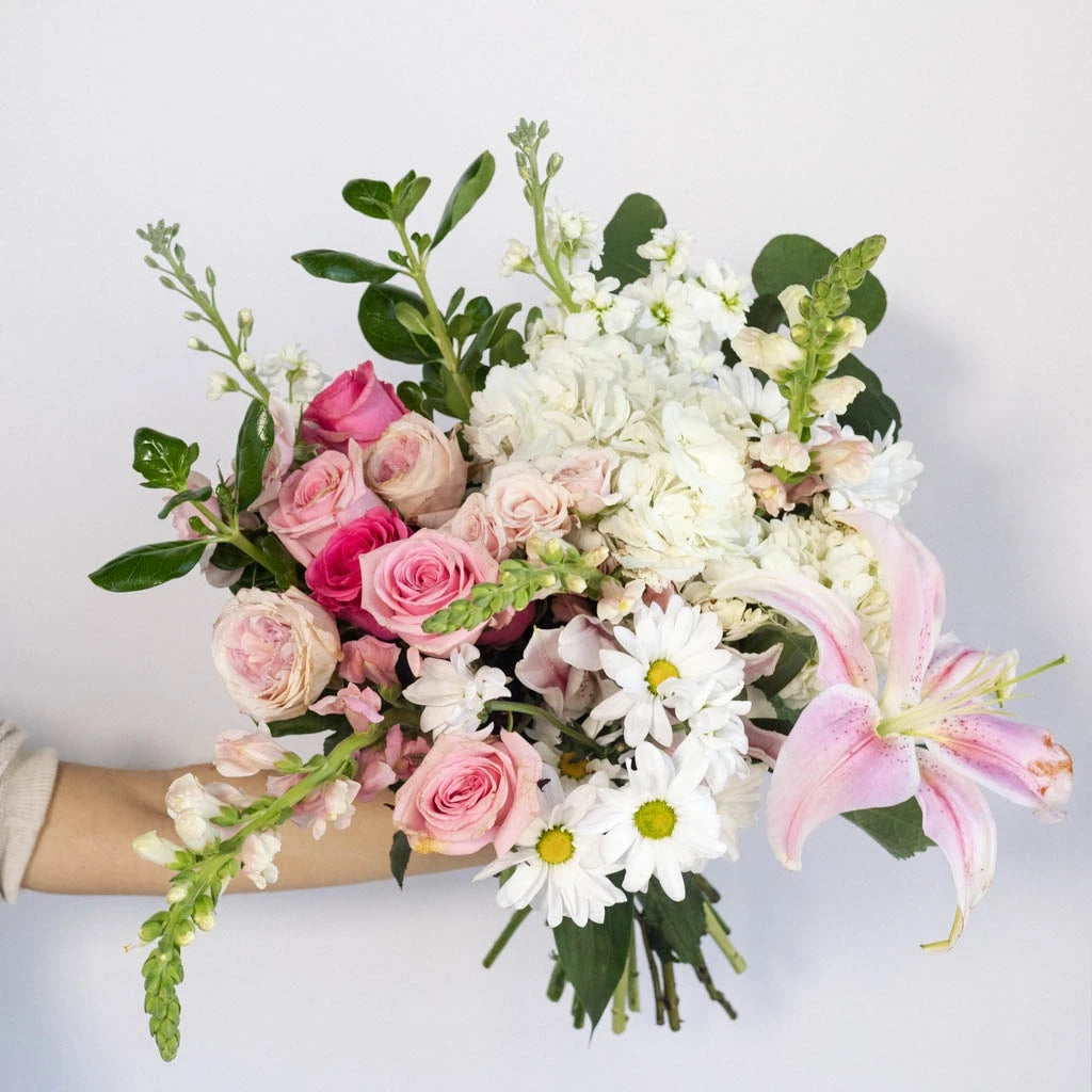 Blush Bulk DIY Flower Kit - 50PCS Artificial Flowers for Home Decor, Wedding, Party, and Craft Projects | Perfect for Centerpieces, Bouquets, and Floral Arrangements