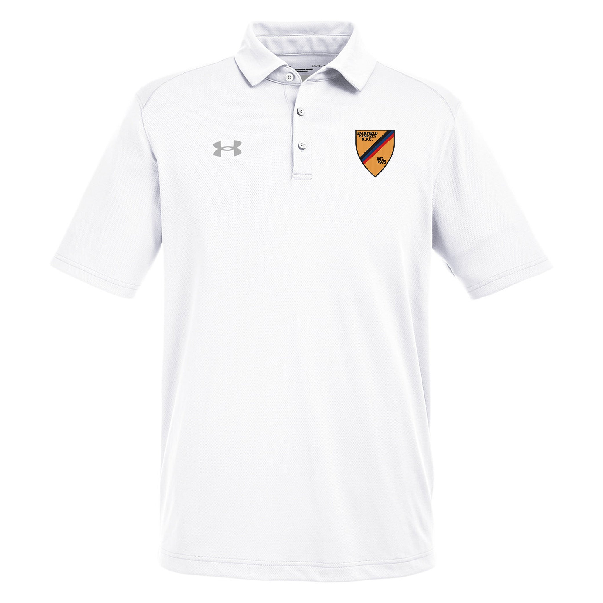 Fairfield Yankees RFC UA Team Tech Polo - Moisture-Wicking Performance Shirt for Rugby & Sports - Men's Athletic Apparel for Training & Games