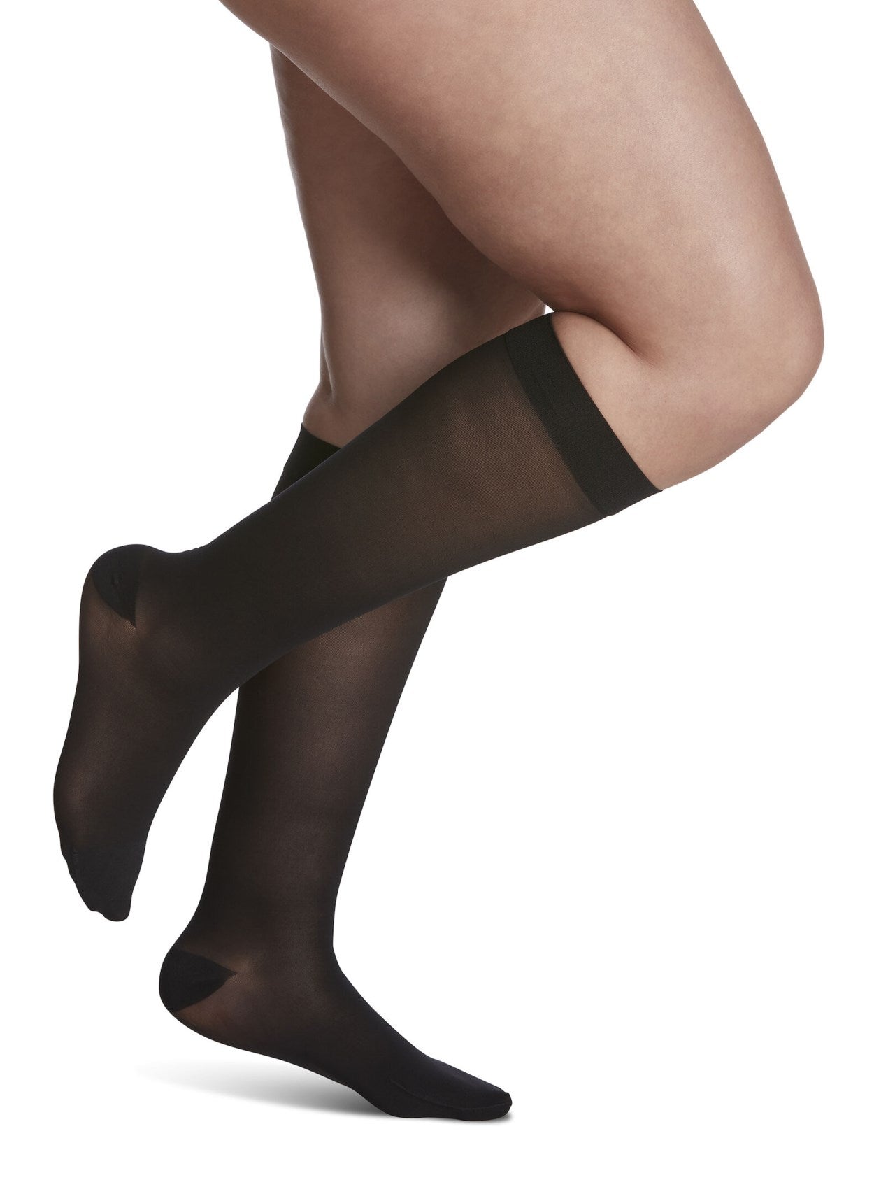 Sigvaris Sheer Calf 20-30 mmHg Compression Stockings for Women - Closed Toe Medical Support Hose for Circulation, Varicose Veins & Travel Comfort