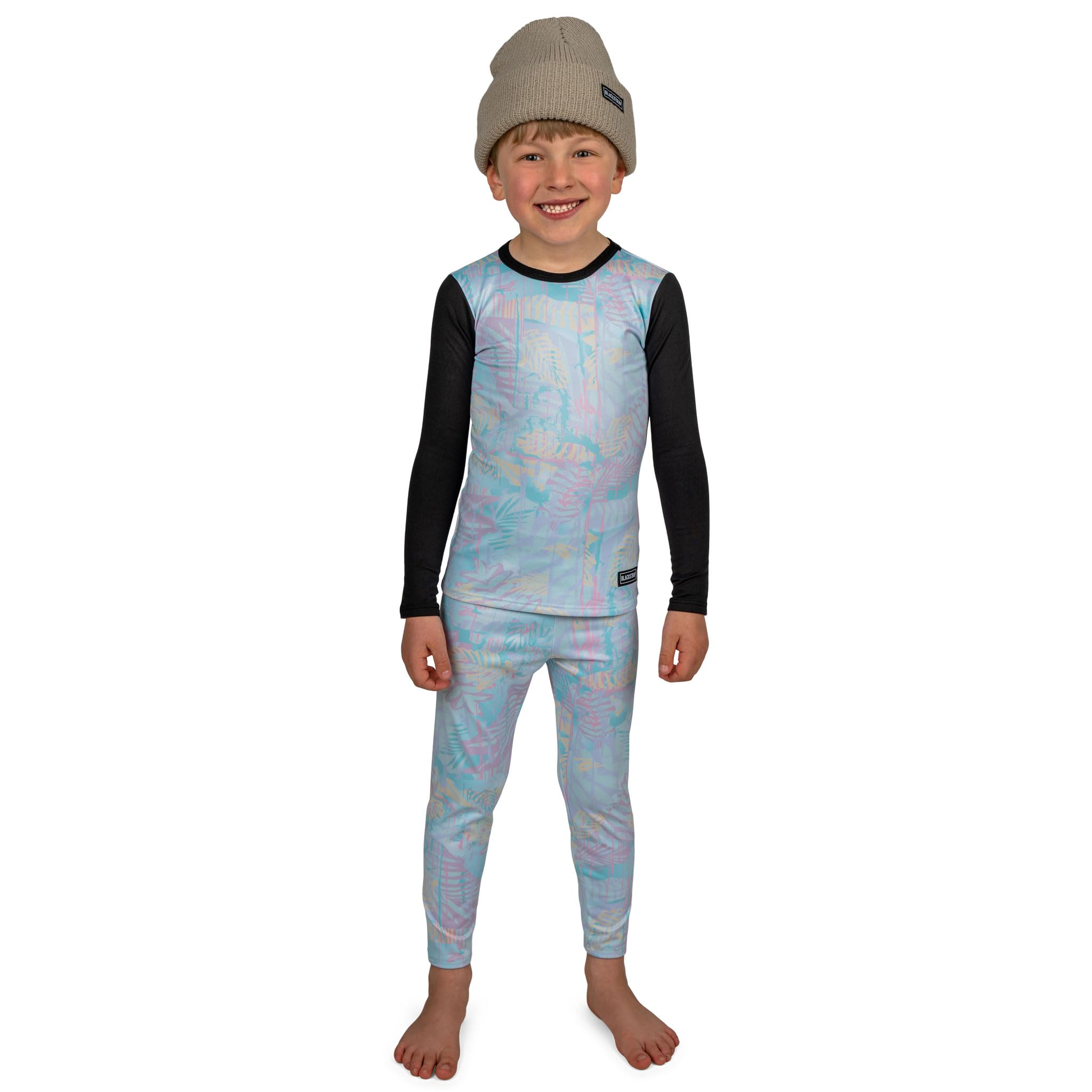 BLACKSTRAP Kids Thermal Base Layer Pants - Warm Winter Underwear for Boys & Girls - Perfect for Skiing, Snowboarding & Outdoor Activities
