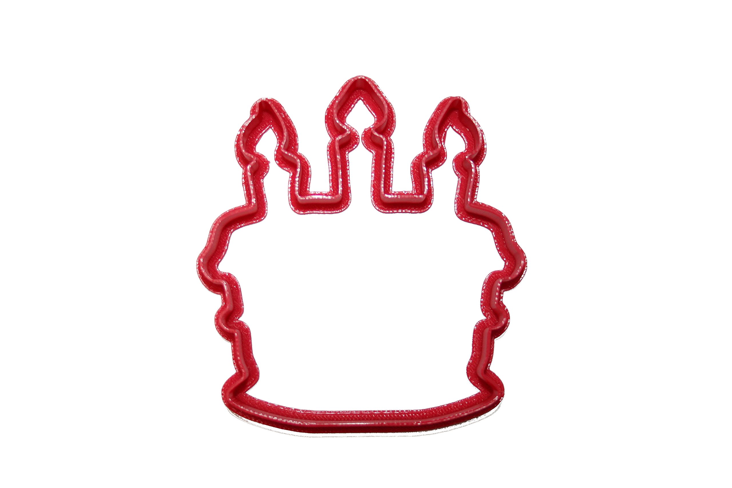 Birthday Cake Cookie Cutter Set - Stainless Steel Baking Decorations for DIY Cookies, Cupcakes & Party Treats - Perfect for Birthday Parties, Baby Showers & Holiday Baking