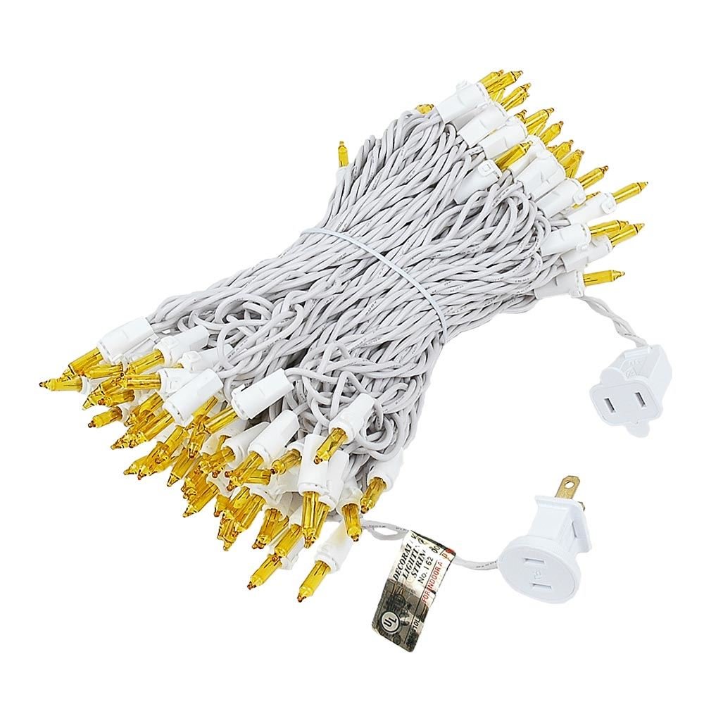 100 LED Warm White Mini String Lights - 50ft Indoor/Outdoor Christmas Wedding Party Decorations with UL Certification | Perfect for Holiday Tree, Garden, Patio, and Home Decoration