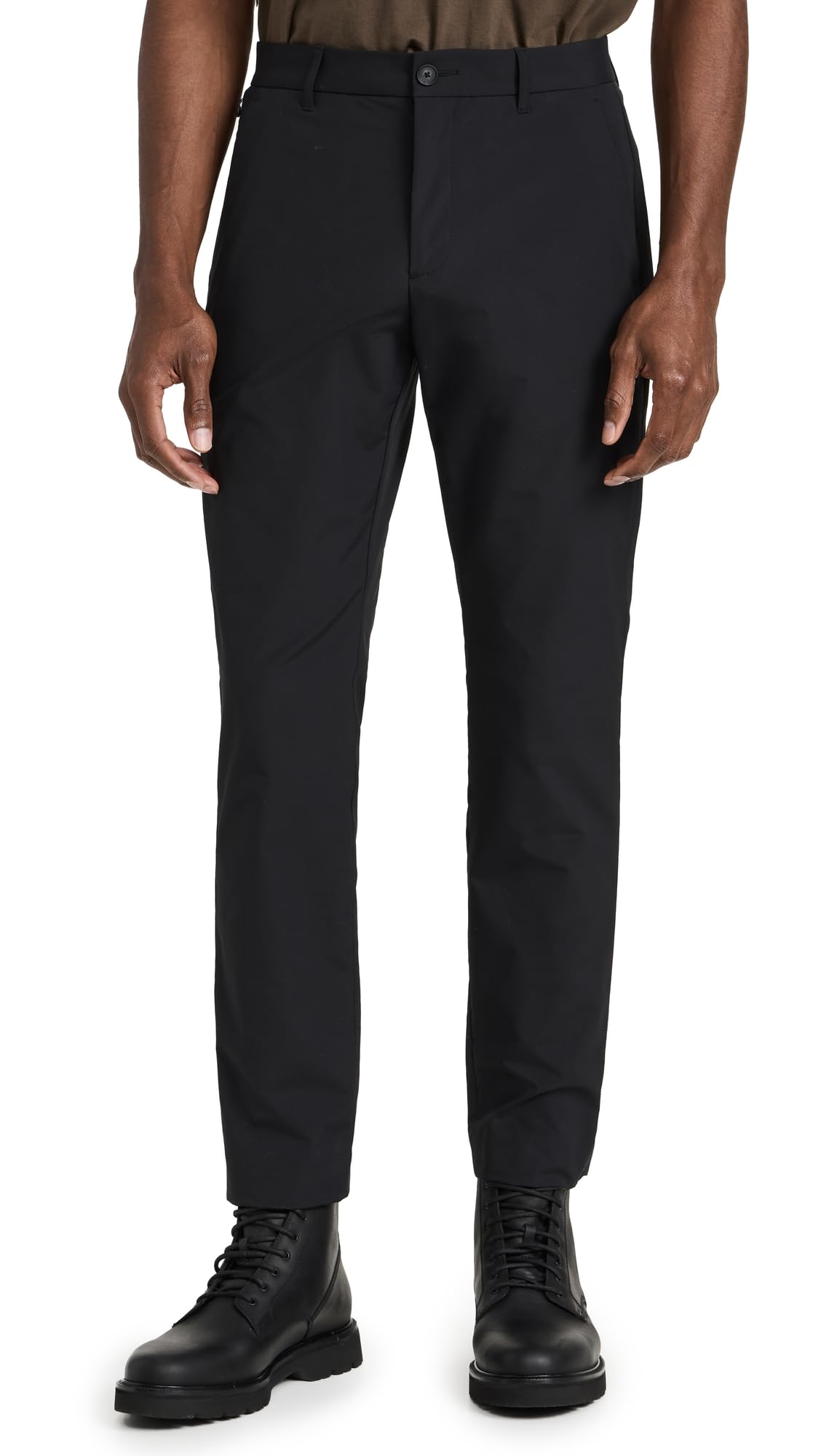 Vince Men's Dobby Chino Pants - Slim Fit Stretch Comfortable Dress Pants for Business Casual & Office Wear