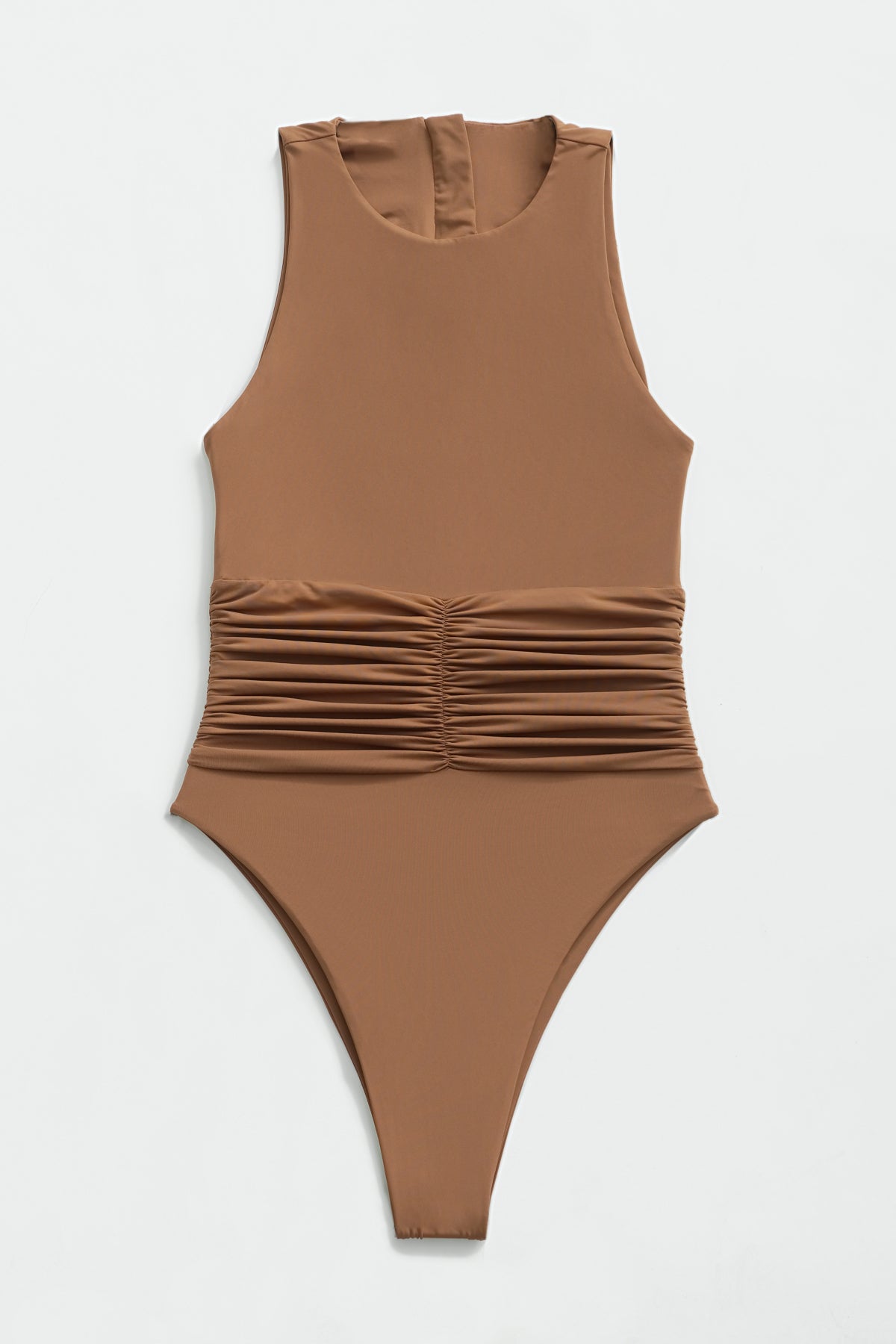 Jace One Piece Swimsuit - Moderate Coverage Brown Sugar Bikini for Women | Perfect for Beach Vacations, Pool Parties & Summer Getaways