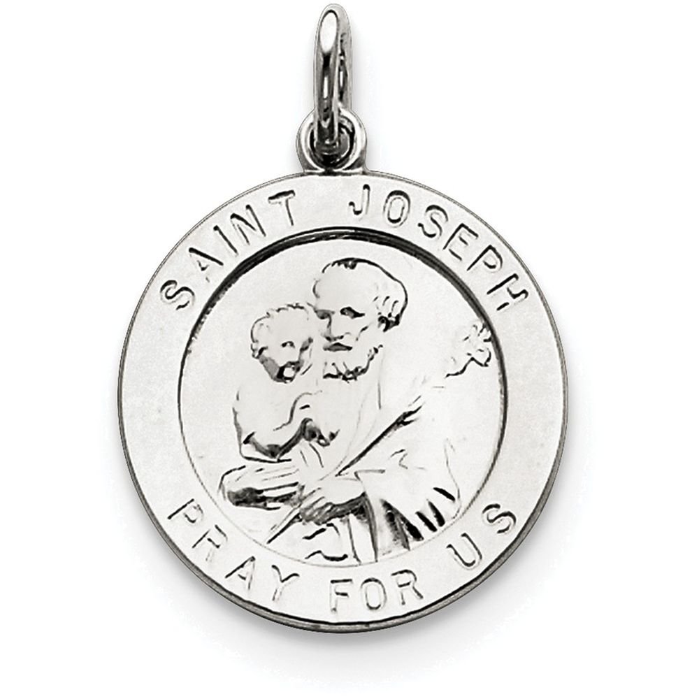 Sterling Silver Medal Pendant Necklace with Chain - Religious & Inspirational Jewelry for Men and Women - Perfect for Gifts, Everyday Wear, and Special Occasions