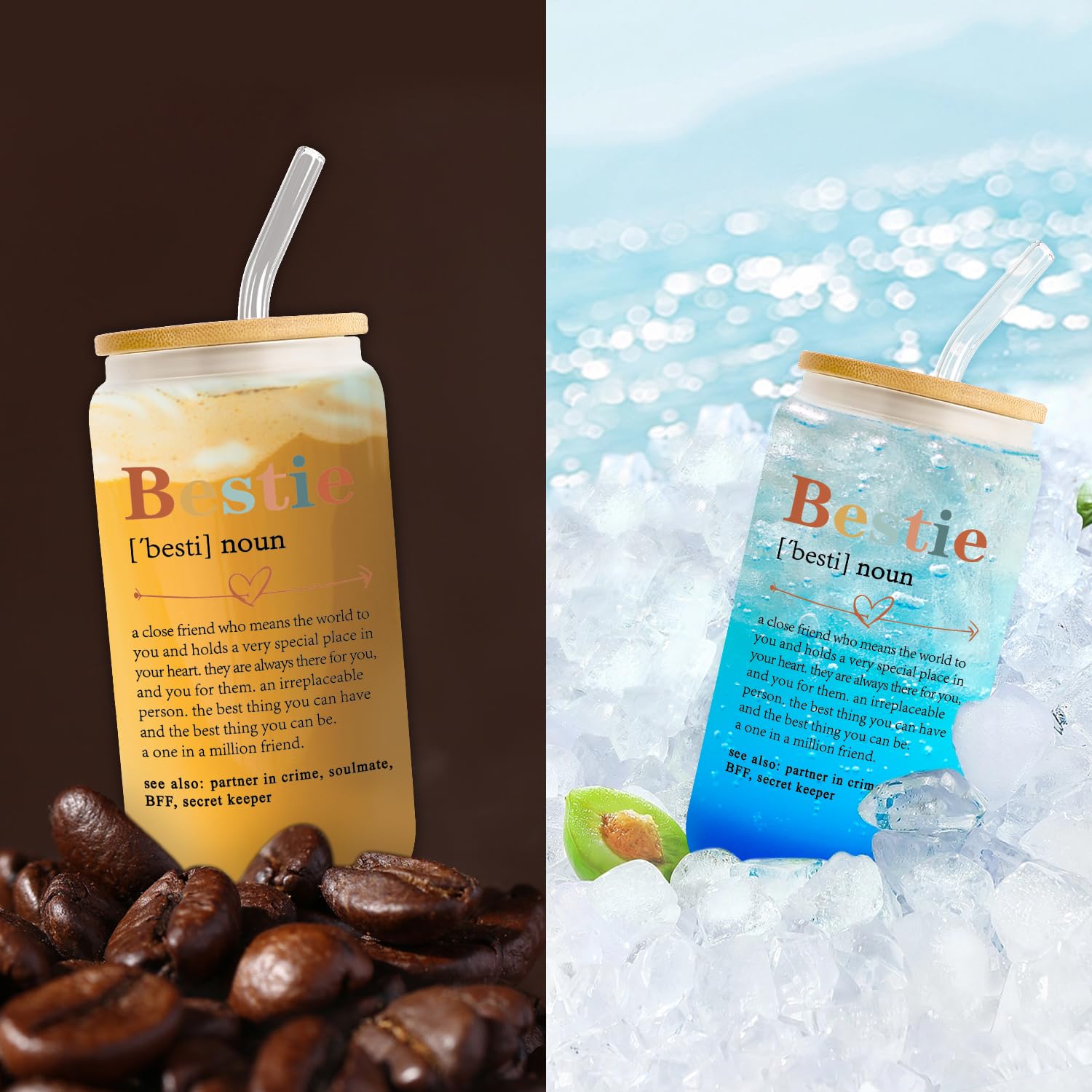 Best Friend Gifts for Women - 16oz Insulated Coffee Mug - Thoughtful Birthday, Friendship & BFF Gifts for Her - Perfect for Coffee Lovers, Office Use & Heartwarming Surprises