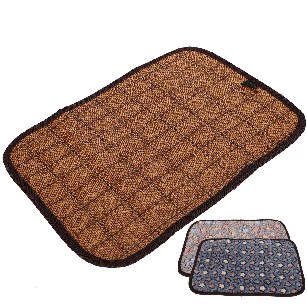 Jimfoty Pet Cooling Cushion - Double-Sided Ice Silk Cooling Mat for Dogs & Cats - Perfect for Summer Heat Relief, Indoor & Outdoor Use