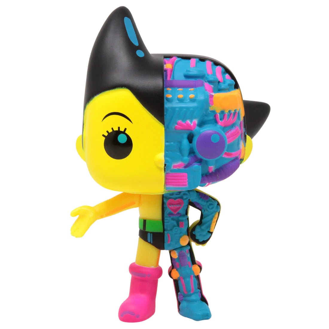 Astro Boy Blacklight Pop! Vinyl Figure - Half Exposed Glow-in-the-Dark Anime Collectible for Home Decor, Gaming Room & Pop Culture Fans [BAIT Exclusive]