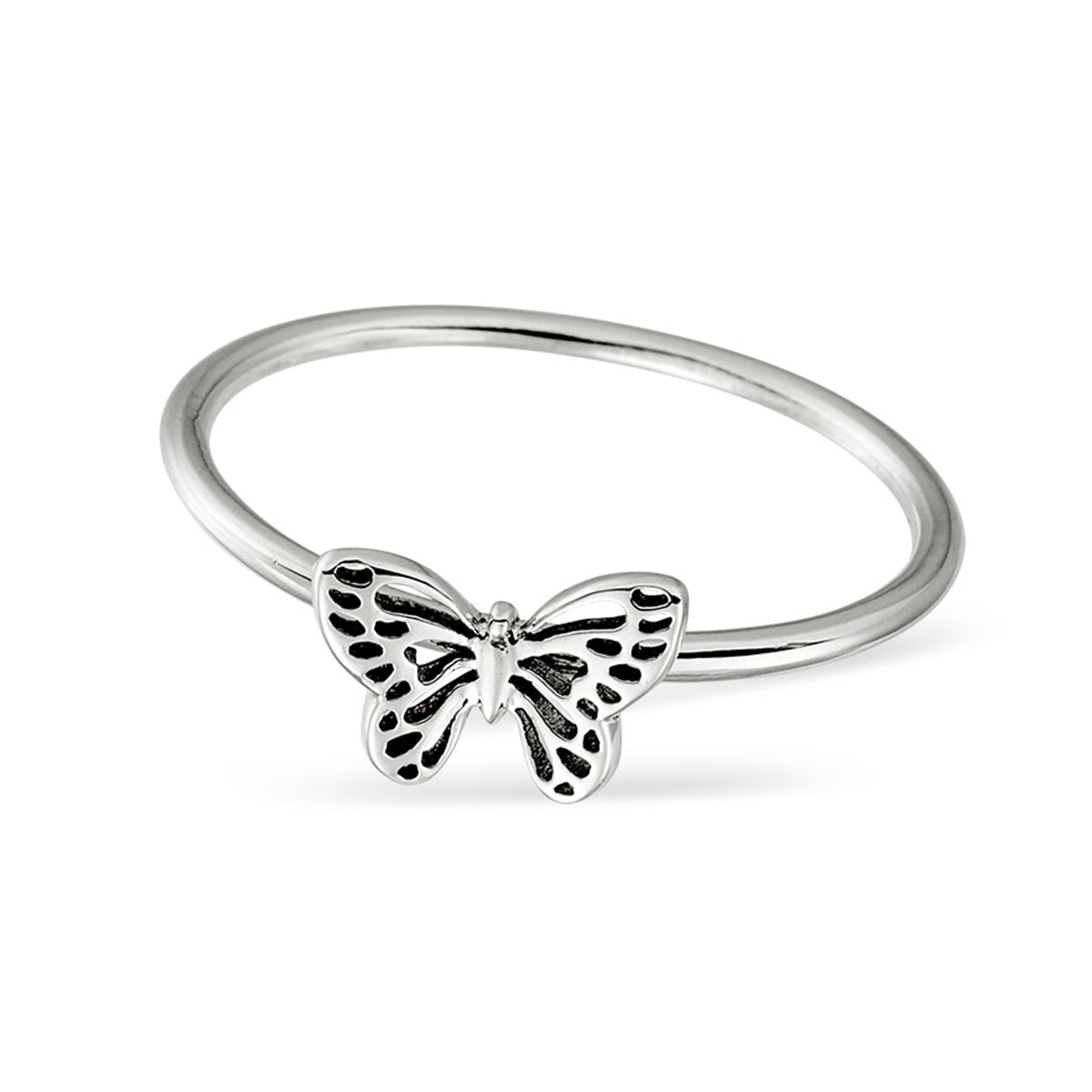 Elegant Butterfly Ring for Women - Sterling Silver or Gold Plated Jewelry - Perfect for Gifts, Parties & Everyday Wear