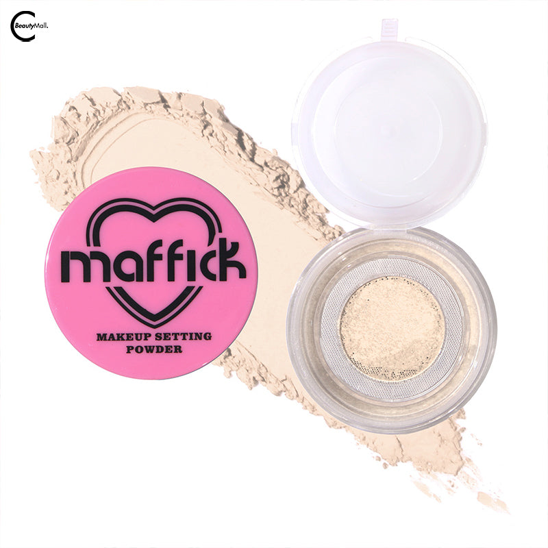 MAFFICK Oil Control Loose Setting Powder - Translucent Mattifying Face Powder for Oily Skin, Makeup Setting & Shine Control | Perfect for Daily Wear & Photo Shoots