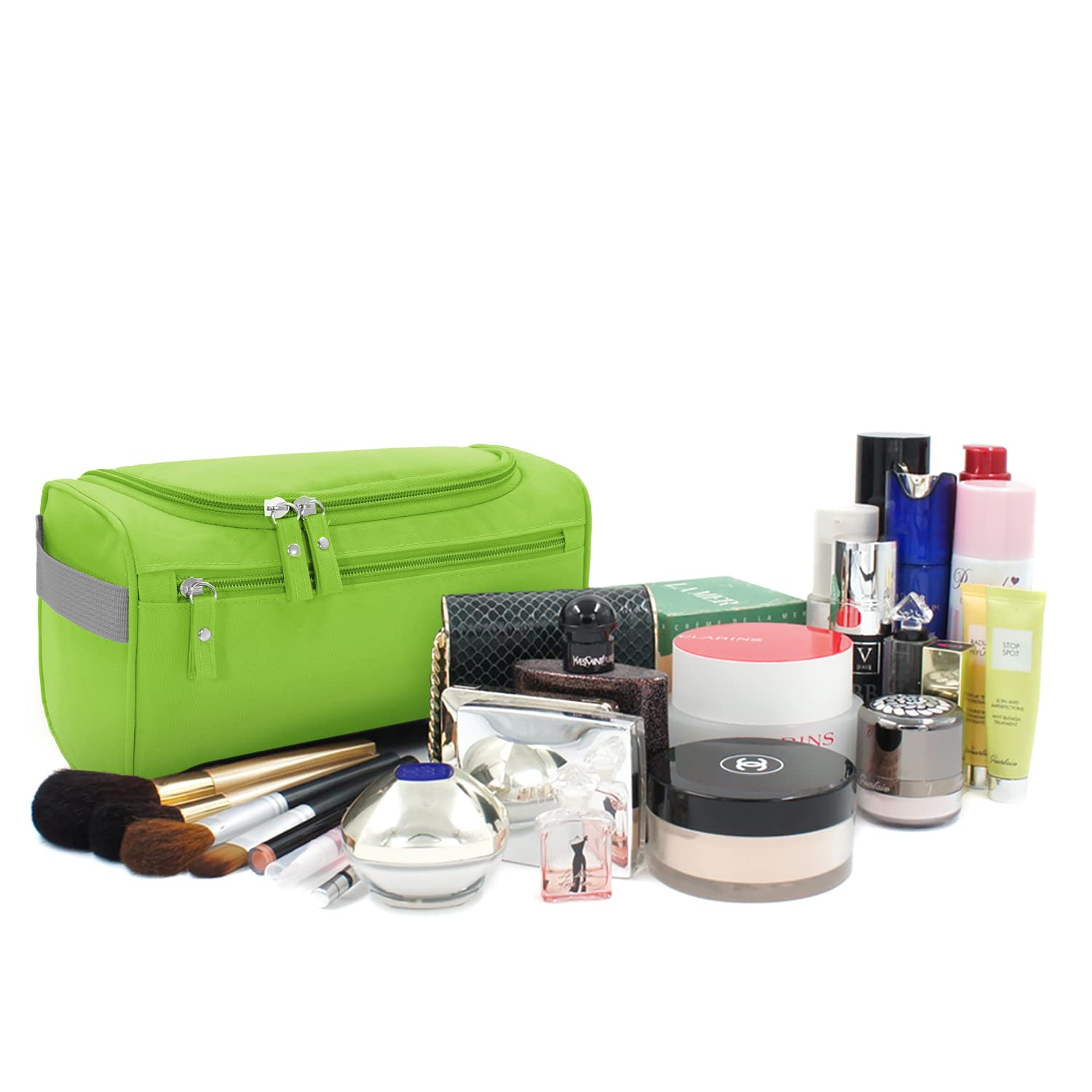 Buruis Water-Resistant Hanging Toiletry Bag for Men & Women - Travel Cosmetic Organizer, Makeup & Shaving Dopp Kit - Perfect for Airplane, Camping & Gym Essentials