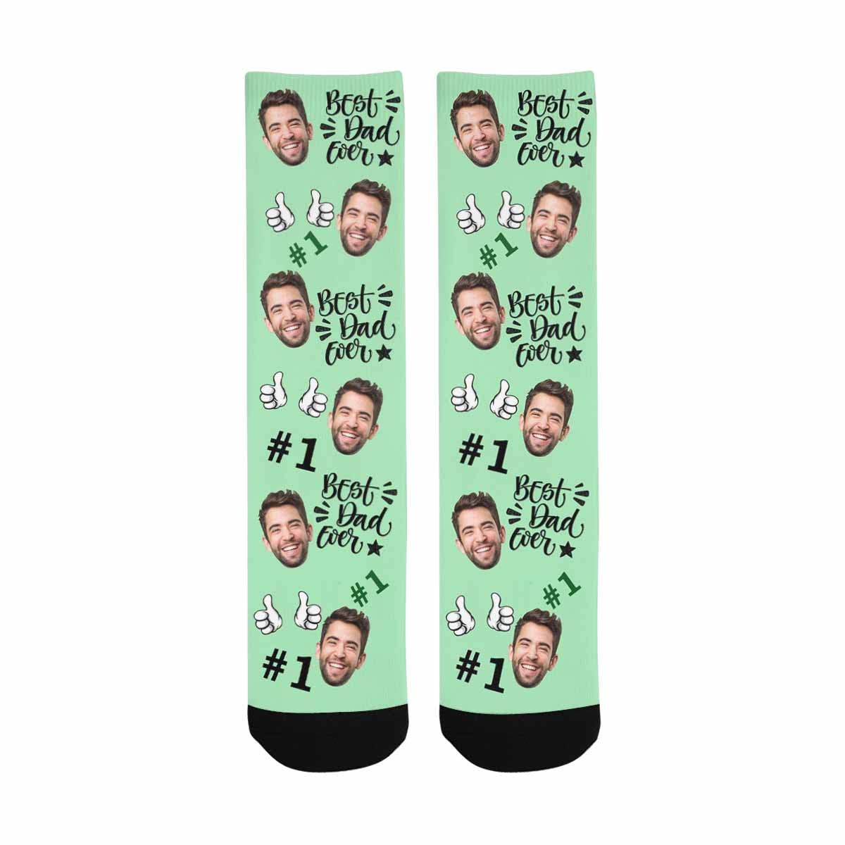 Custom Father's Day Socks with Photo - Personalized Funny Daddy Socks for Men | Unique Gift for Dad Birthday, Christmas & Father's Day | Great for Gag Gifts, Stocking Stuffers & Special Occasions