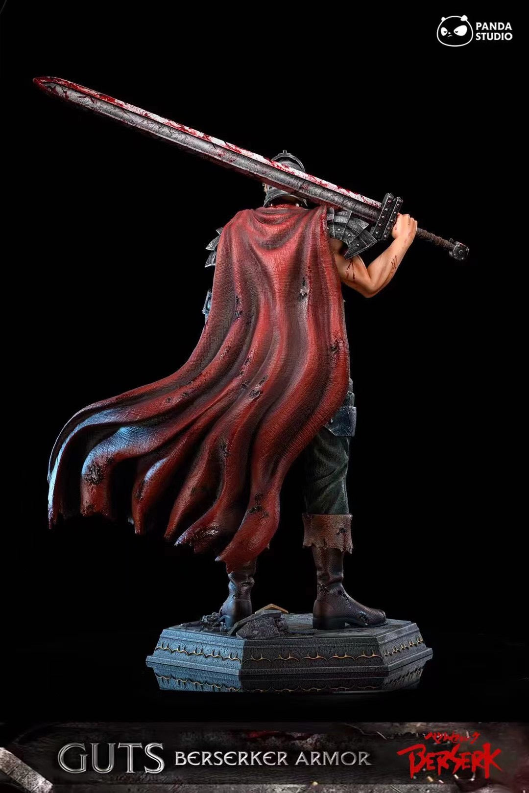 Berserk Guts Anime Figure - High-Quality Collectible Statue from Panda Studio | Perfect for Manga Fans, Gift for Anime Lovers, and Home Office Decoration