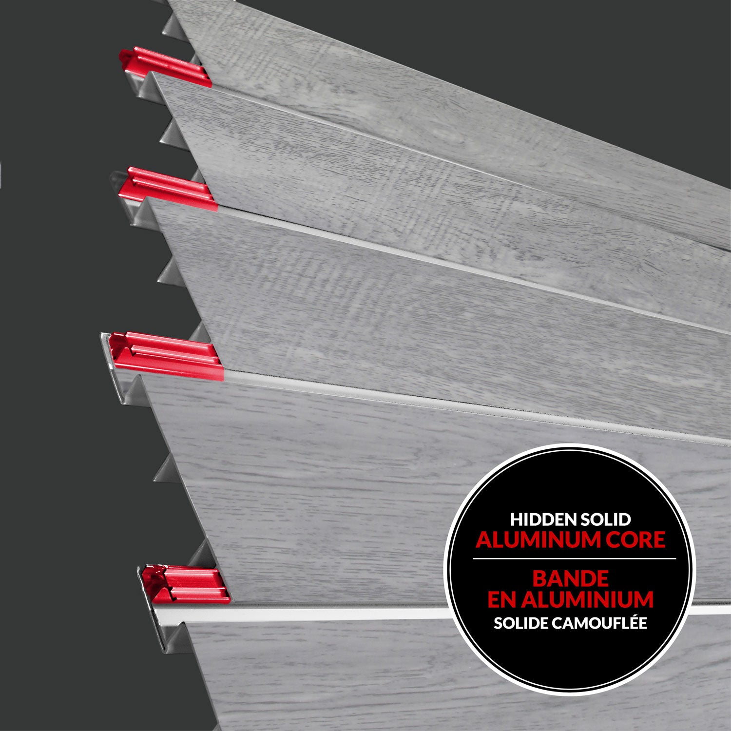 Procore+ Gray Wood Slatwall Mini Bundle - Wall Organizer for Retail Displays & Home Storage - Perfect for Stores, Garages, and Office Organization