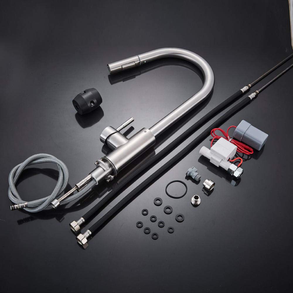 **Touch Sensor Kitchen Faucet with Pull-Out Spray - Sensitive Touch Control, Modern Mixer Tap for Easy Cooking & Dishwashing**    **Perfect for Busy Kitchens, Restaurants, and Home Chefs - Effortless One-Touch Operation & Water-Saving Design**