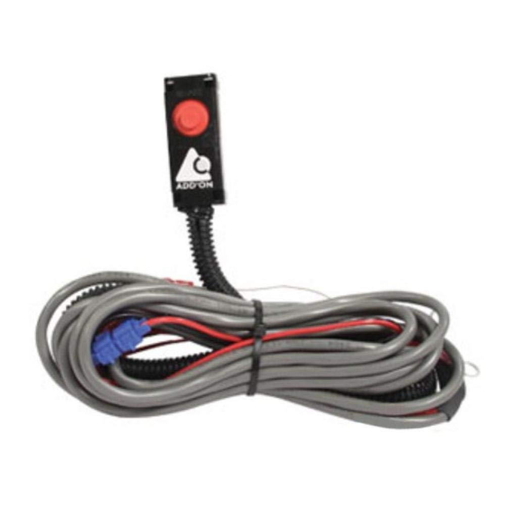 RAParts 2 Circuit Hydraulic Command Control Push Button Switch - Universal Fit for Heavy Equipment, Excavators & Construction Machinery