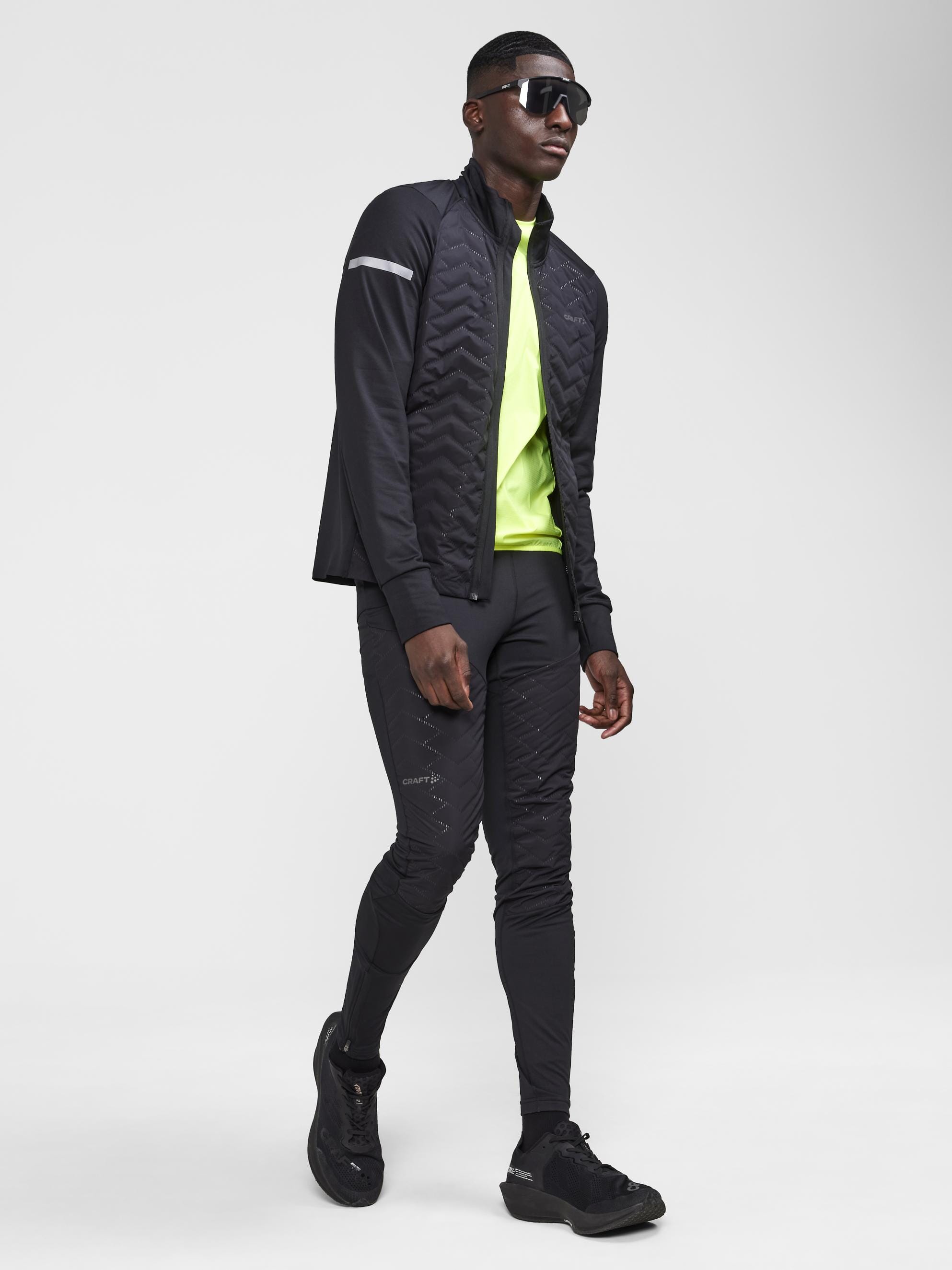 Men's ADV SubZ 3.0 Thermal Running Tights - Winter Training Base Layer for Cold Weather Running & Outdoor Activities
