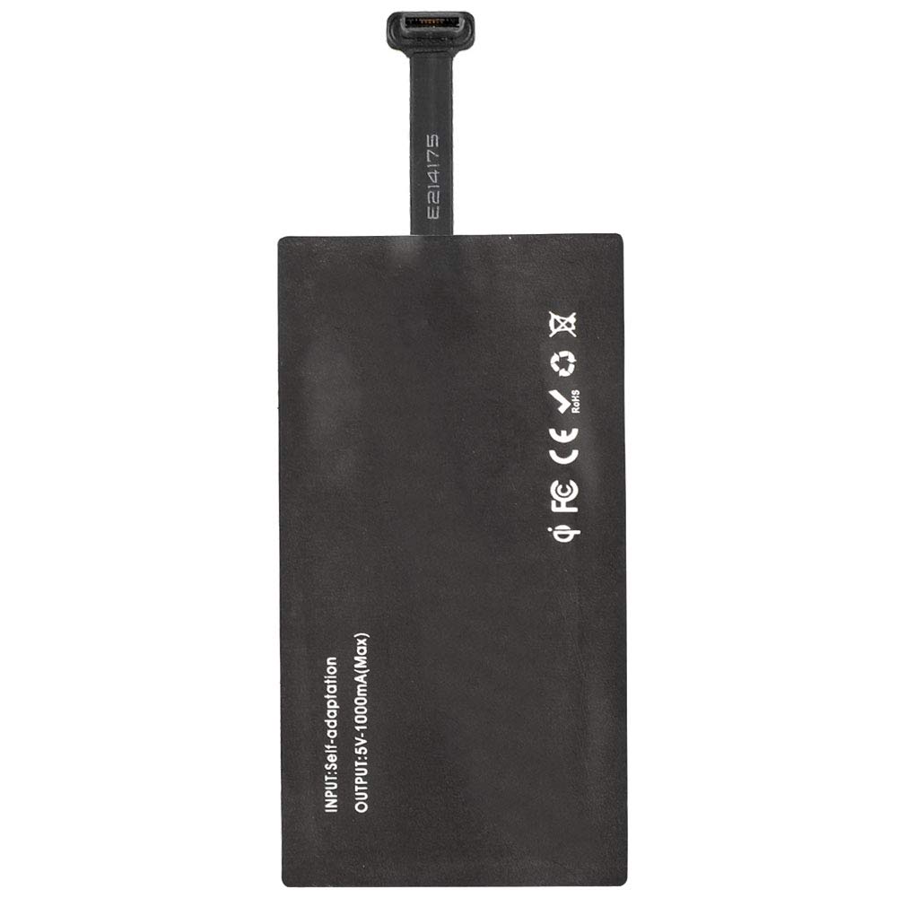 USB-C Qi Wireless Charging Receiver Module - Fast Wireless Charging Adapter for Type C Smartphones (iPhone 15, Samsung Galaxy, Google Pixel) | Perfect for Home, Office & Travel Charging