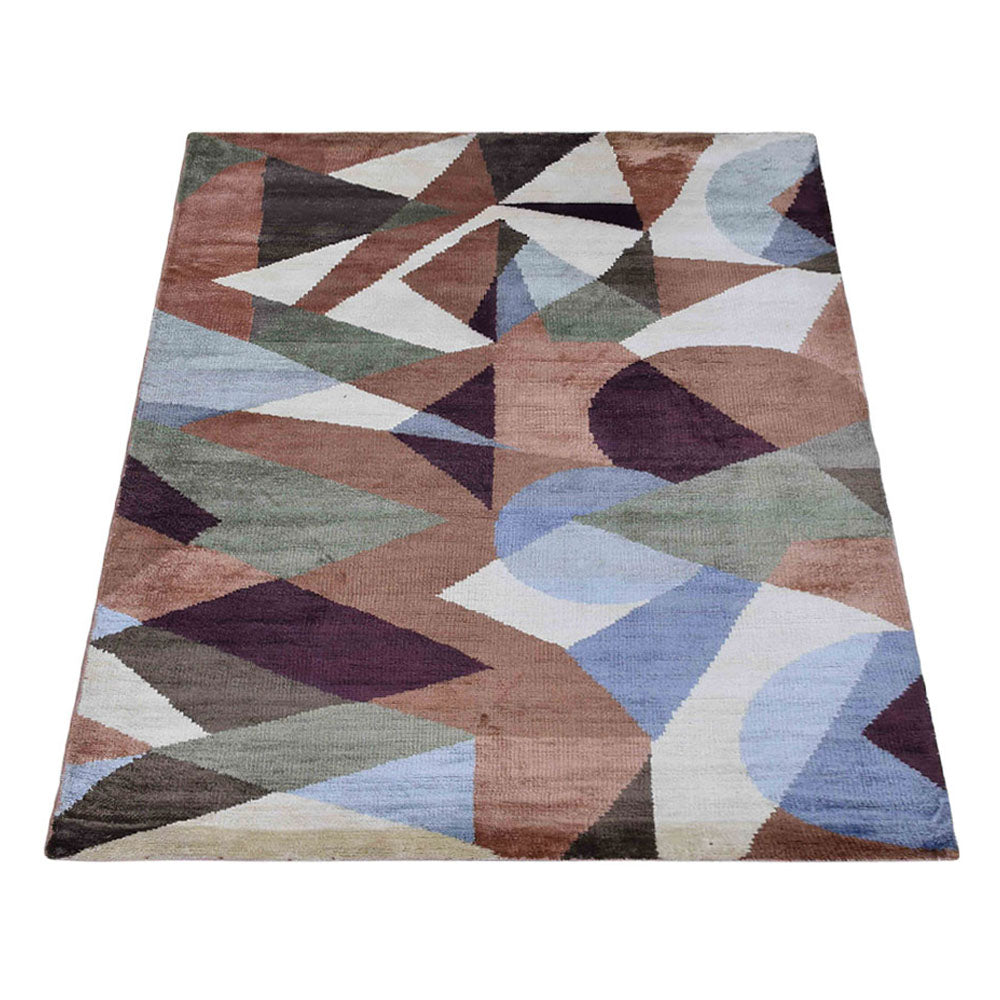 Hand Knotted Sheer Area Rug - Lightweight & Elegant for Living Room, Bedroom, or Nursery Decor