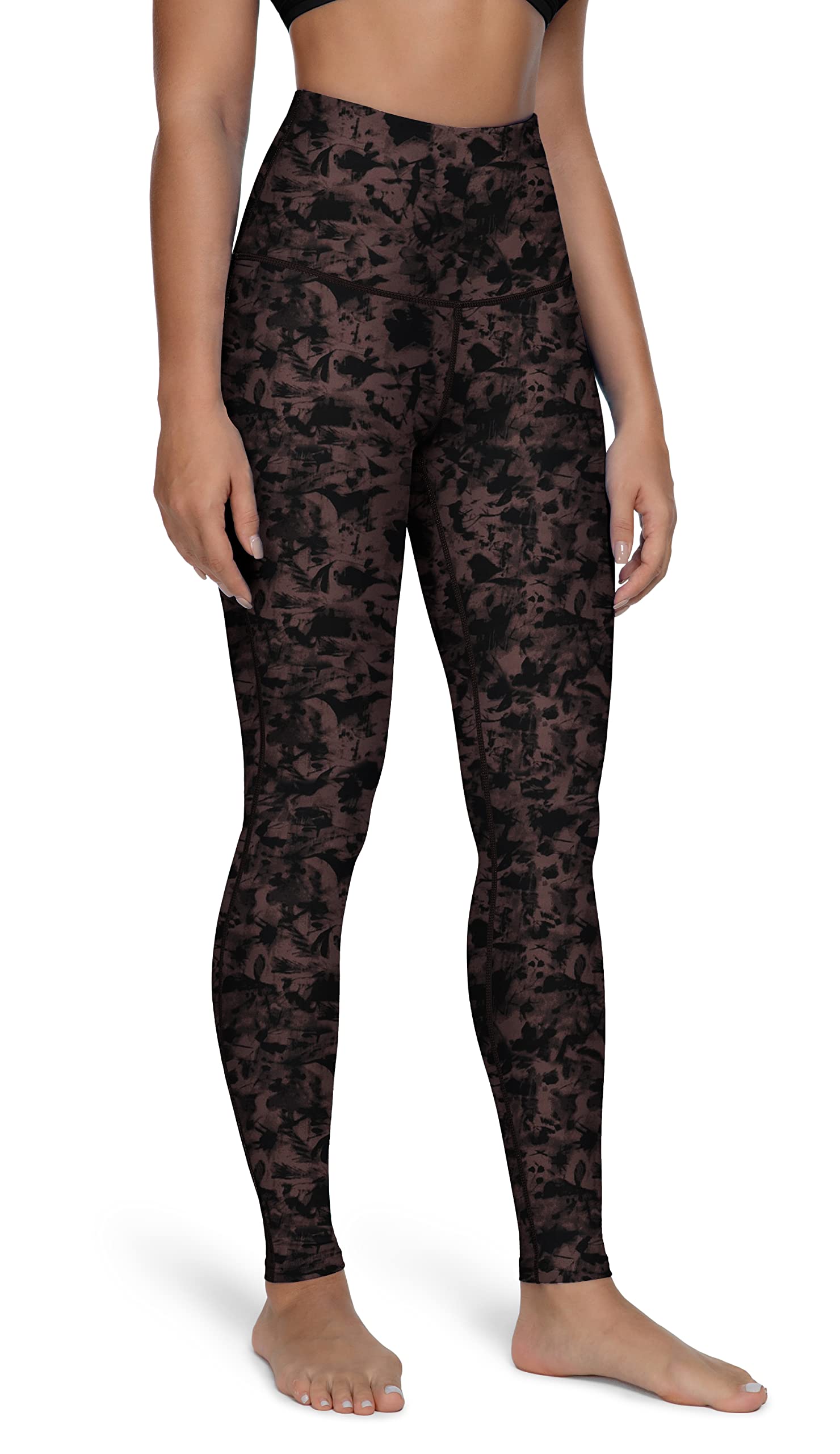 QUEENIEKE Women's High Waist Yoga Leggings - Workout Running Pants for Women - Tummy Control Fitness Tights - Perfect for Yoga, Gym & Everyday Wear