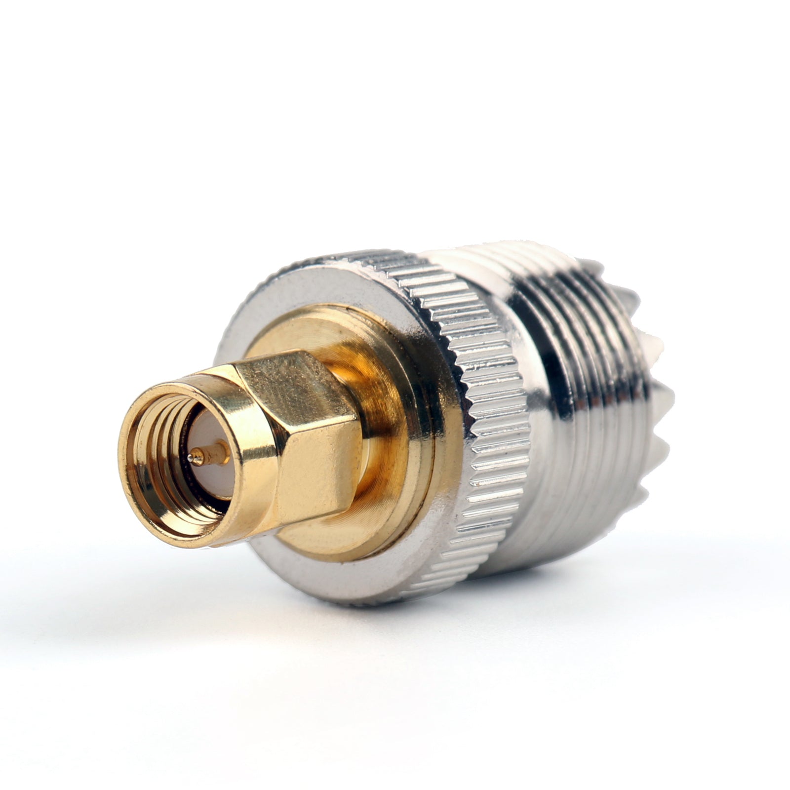 10Pcs SO239 UHF Female to SMA Male RF Connector Adapter - Straight F/M Plug for Ham Radio, Antenna, CCTV, and Communication Equipment