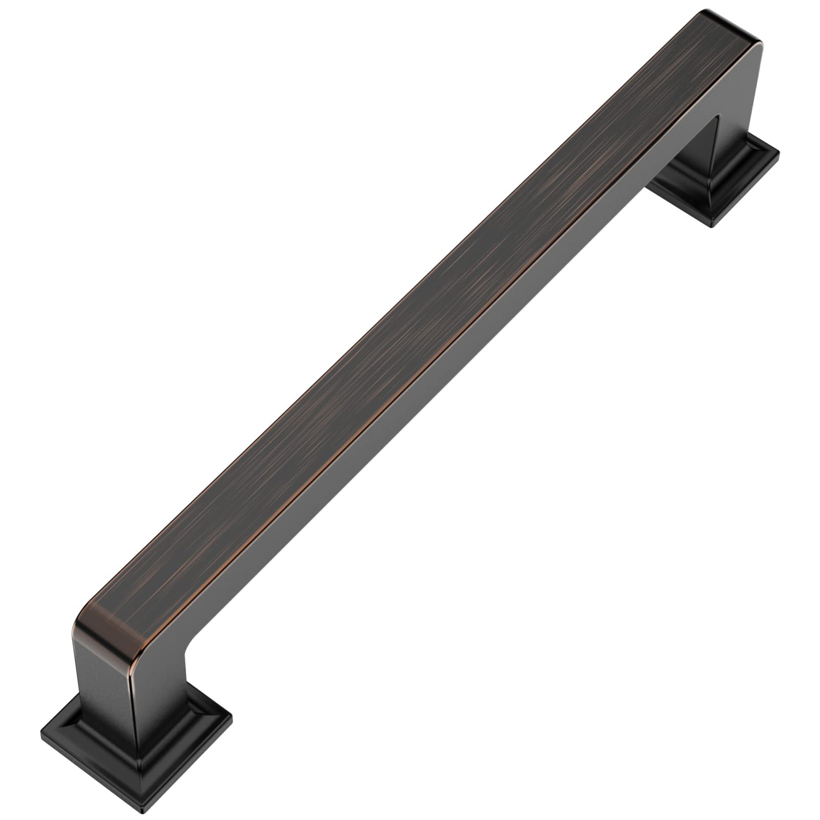 5 Inch 10 Pack Oil Rubbed Bronze Cabinet Pulls - Heavy Duty Kitchen Cabinet Handles & Drawer Pulls - Rust-Resistant Cupboard Hardware for Modern Farmhouse & Industrial Style Kitchens (Perfect for Cabinet Upgrades & DIY Home Renovation Projects)