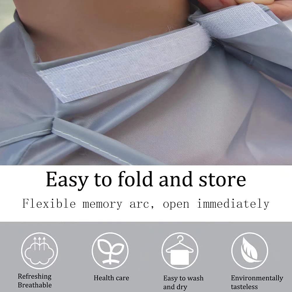PINK PARI Professional Hair Cutting Cape - Waterproof Barber Cape with Hair Catcher for Salon & Home Use - Stylist & Hairdressing Tools for Men, Women, Kids - Perfect for Haircuts, Trims & Styling