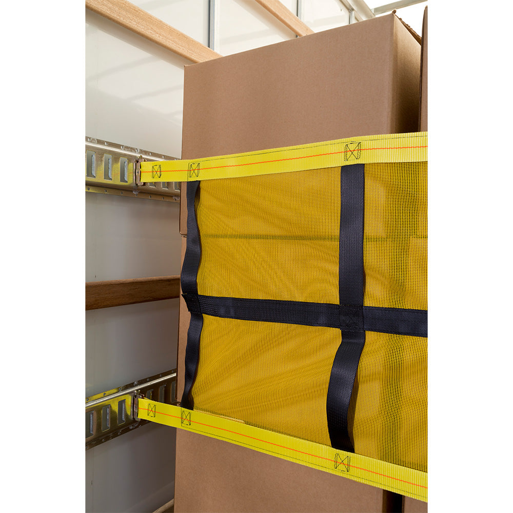 Freight Saver Horizontal Trailer Cargo Net - Heavy Duty Truck Bed Mesh Cover for Secure Load Transport - Perfect for Hauling Equipment, Furniture & Construction Materials
