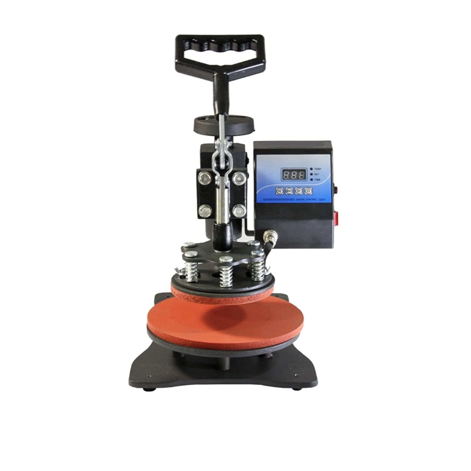 10 Inch Digital Swing Away Heat Press Machine - 15cm Sublimation Plate for T-Shirt Printing | Perfect for DIY Custom Apparel & Heat Transfer Projects