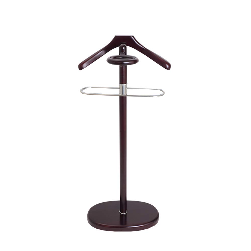 Chunlan Heavy Duty Coat Rack for Men's Clothing - Sturdy Metal & Solid Wood Hanger (Black, 40/46/99 Inches) - Perfect for Closet Organization, Entryway Storage & Home Decor