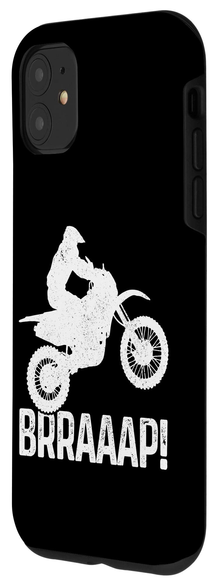 iPhone 11 Case - Braap Motocross Dirt Bike Enduro MX Funny Biker Gift - Perfect for Motorcycle Enthusiasts & Off-Road Adventures